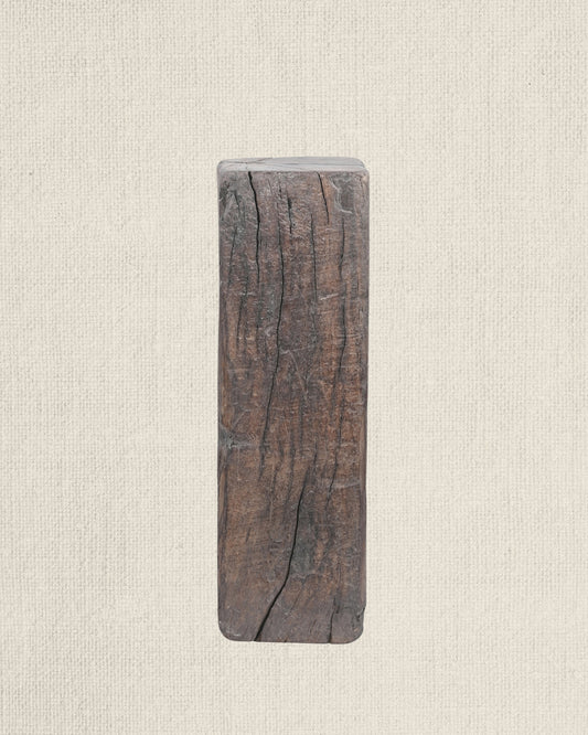 Antique Teak Wood 38" Column