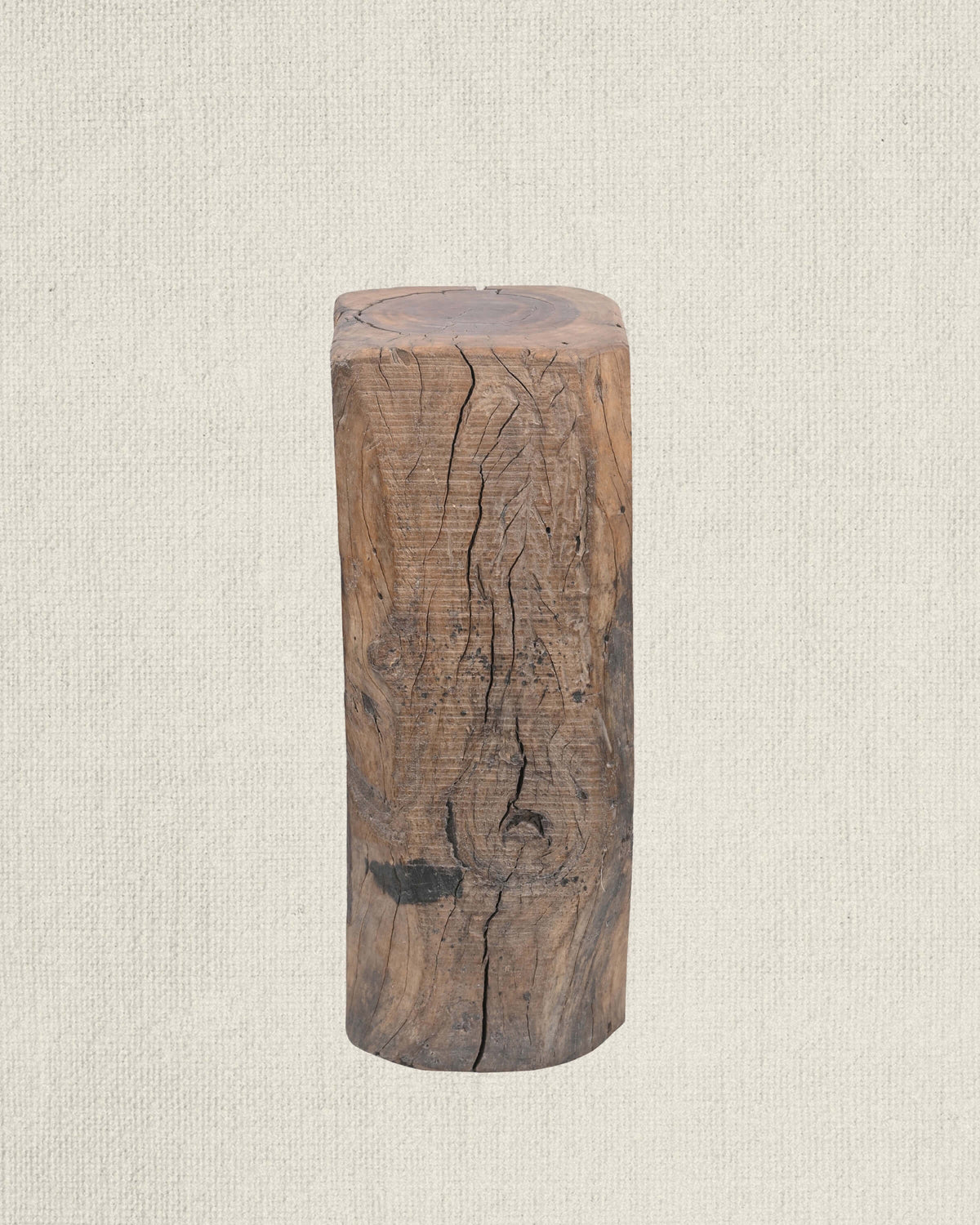Antique Teak Wood Pedestal