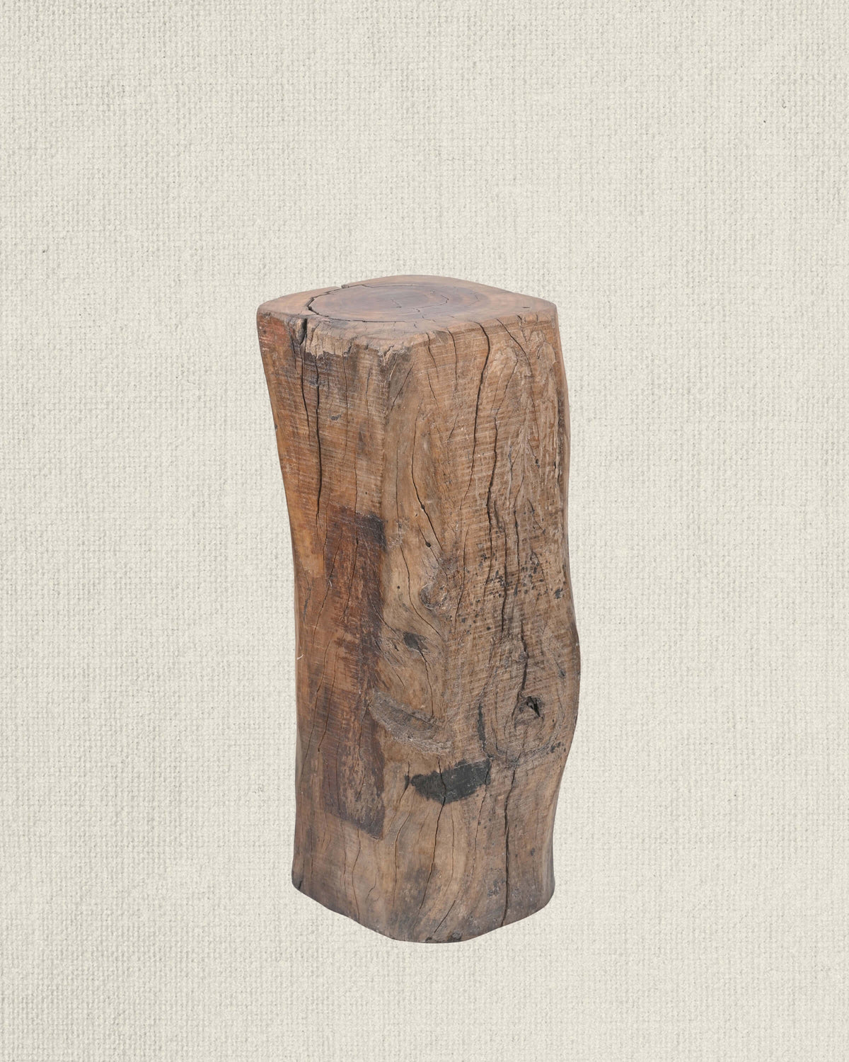 Antique Teak Wood Pedestal
