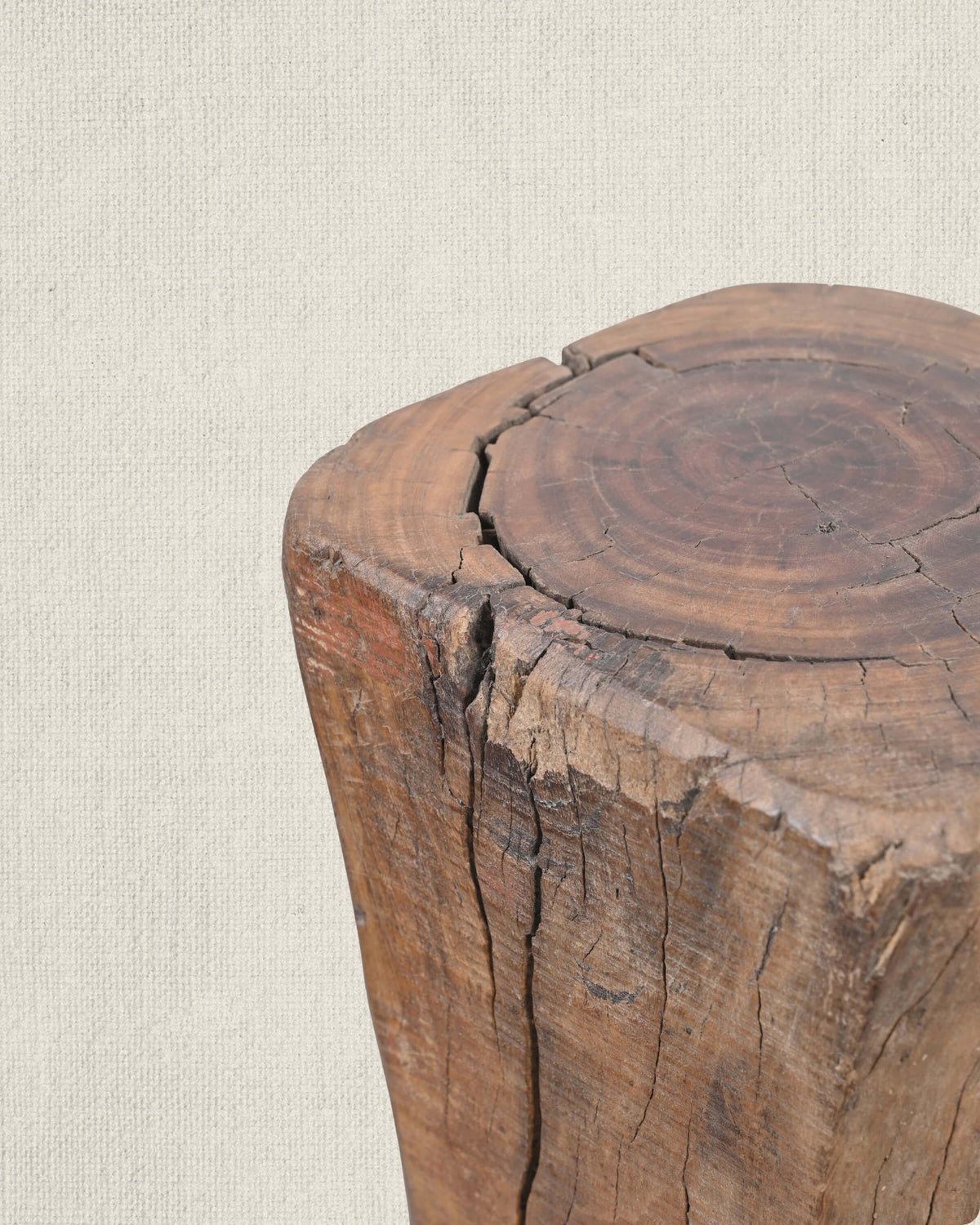 Antique Teak Wood Pedestal