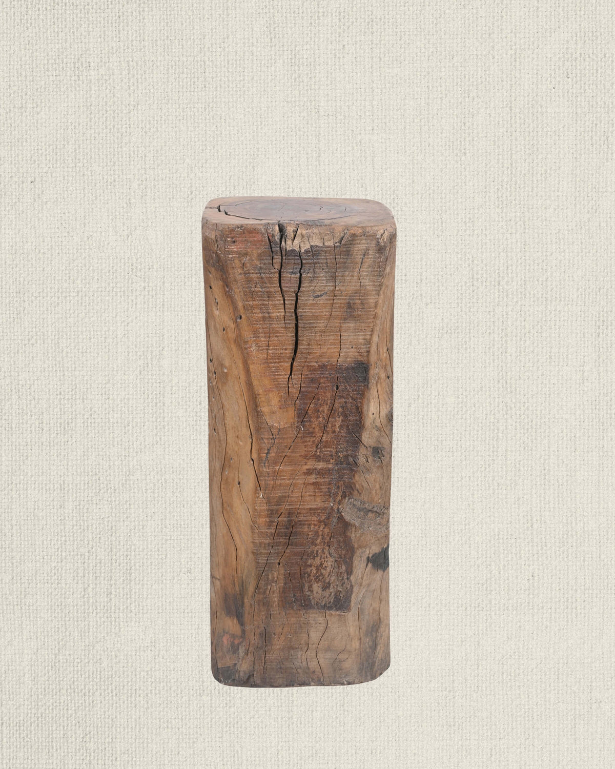 Antique Teak Wood Pedestal
