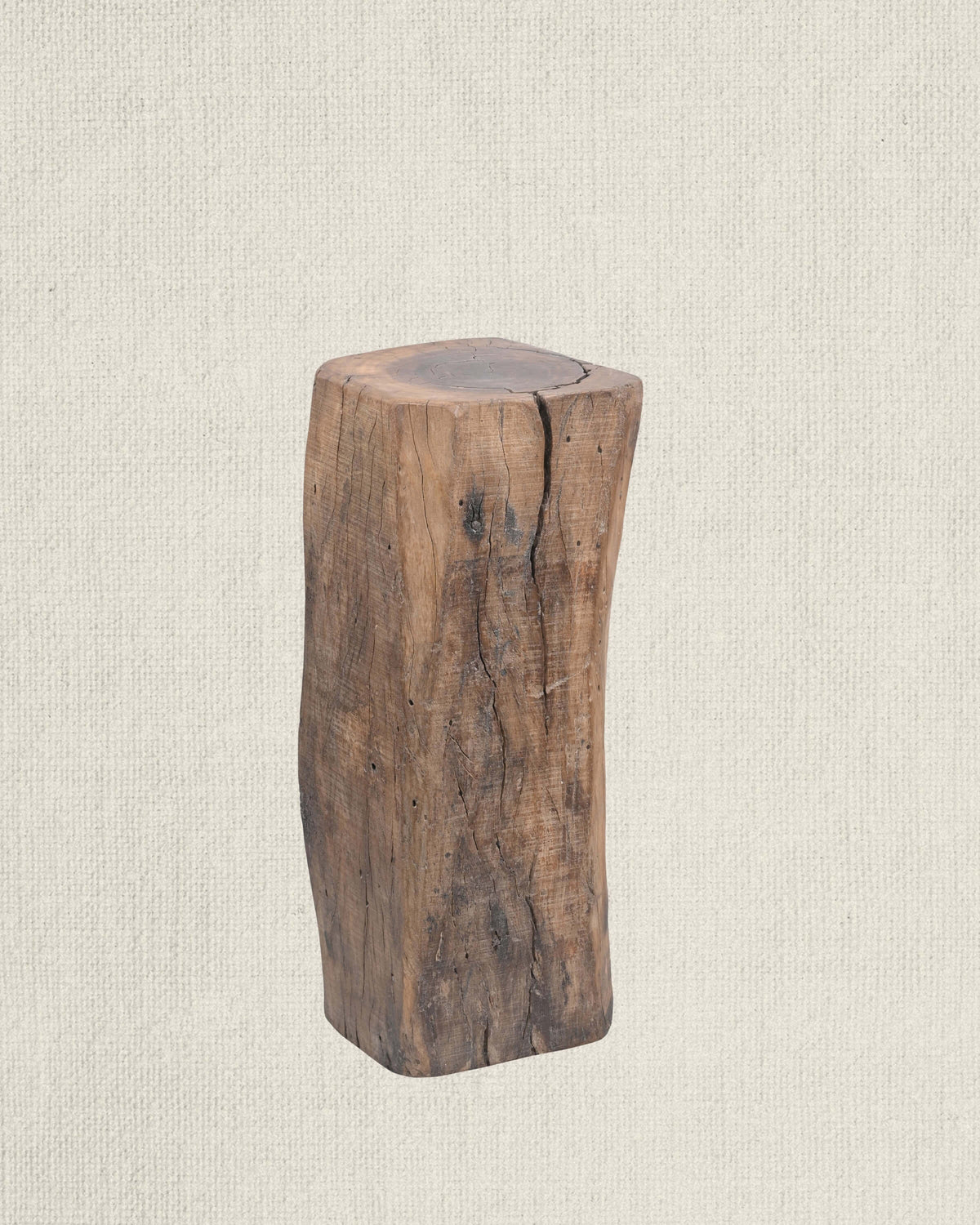 Antique Teak Wood Pedestal