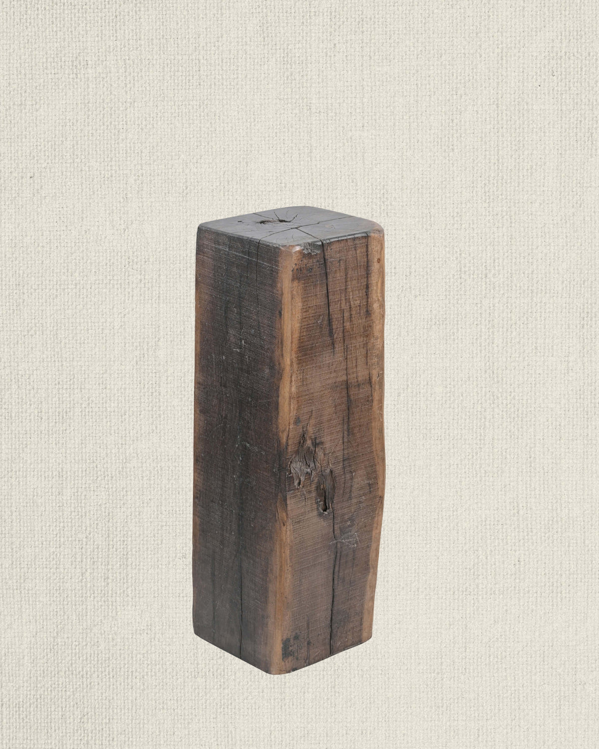 Antique Teak Wood Pedestal