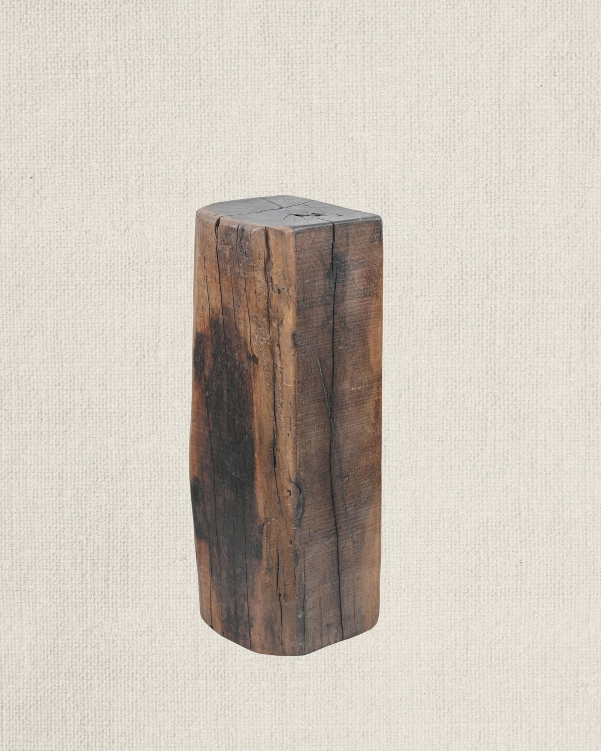 Antique Teak Wood Pedestal