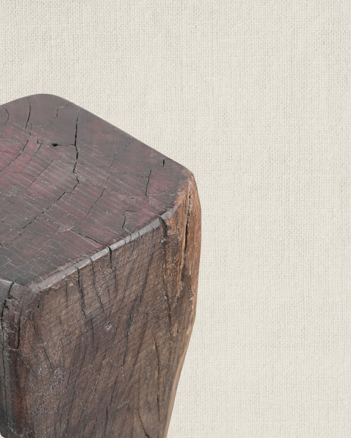 Teak Pedestal Column 32"
