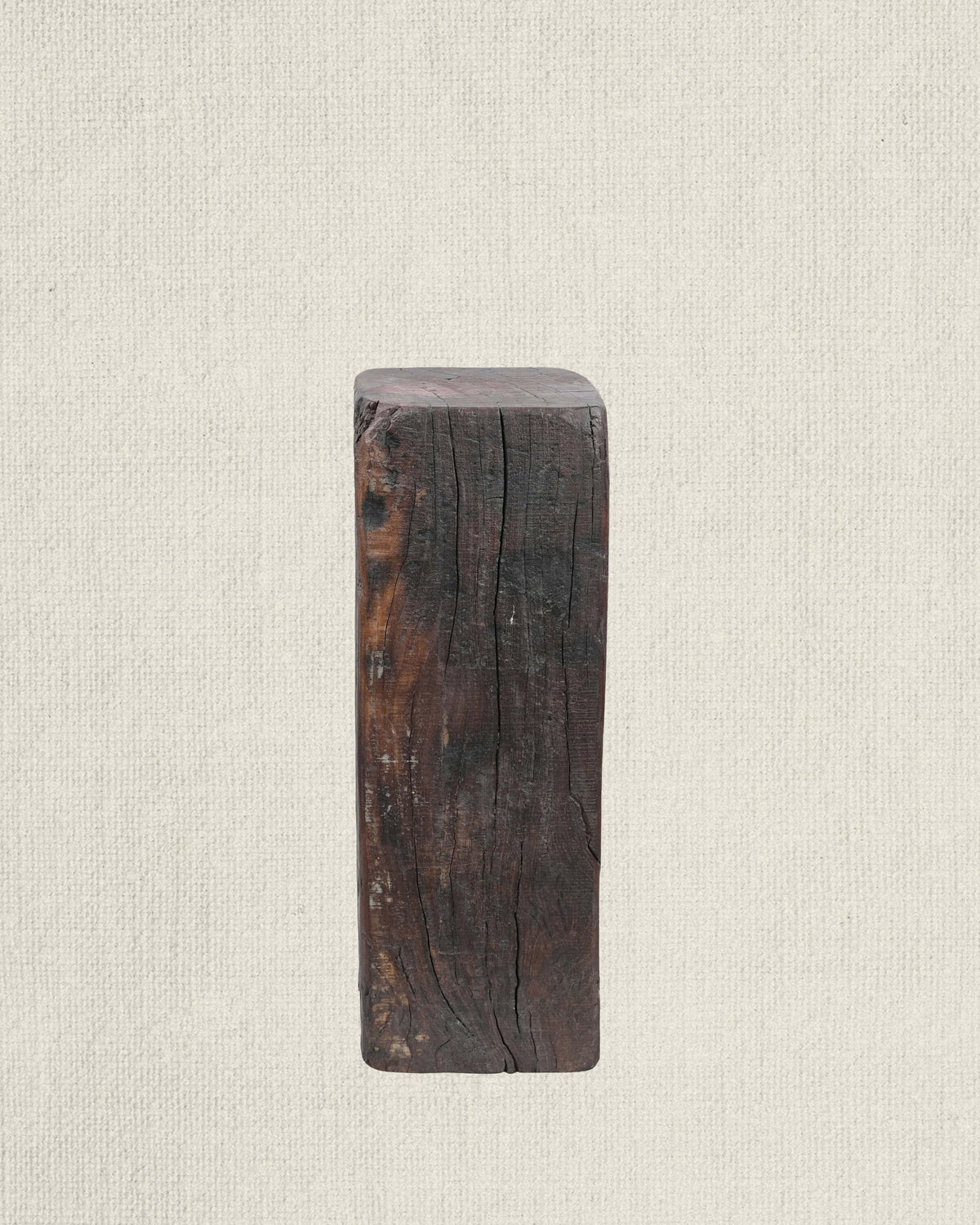 Teak Pedestal Column 32"