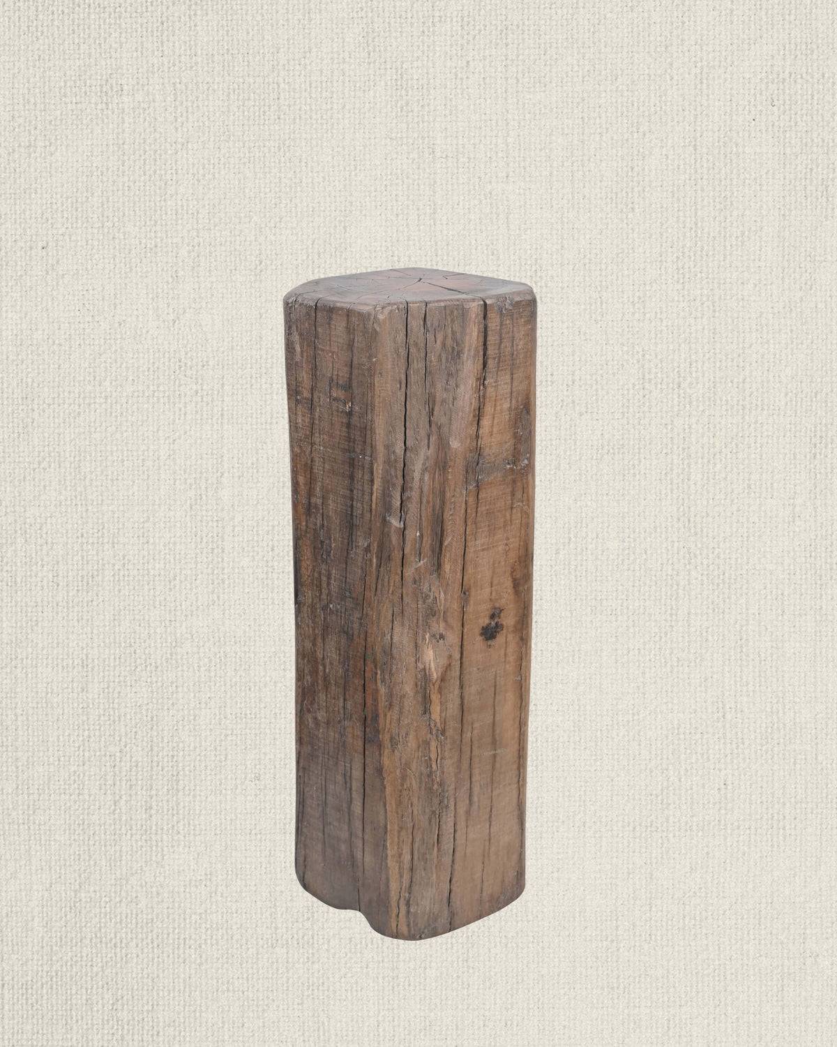 Antique Teak Wood Pedestal