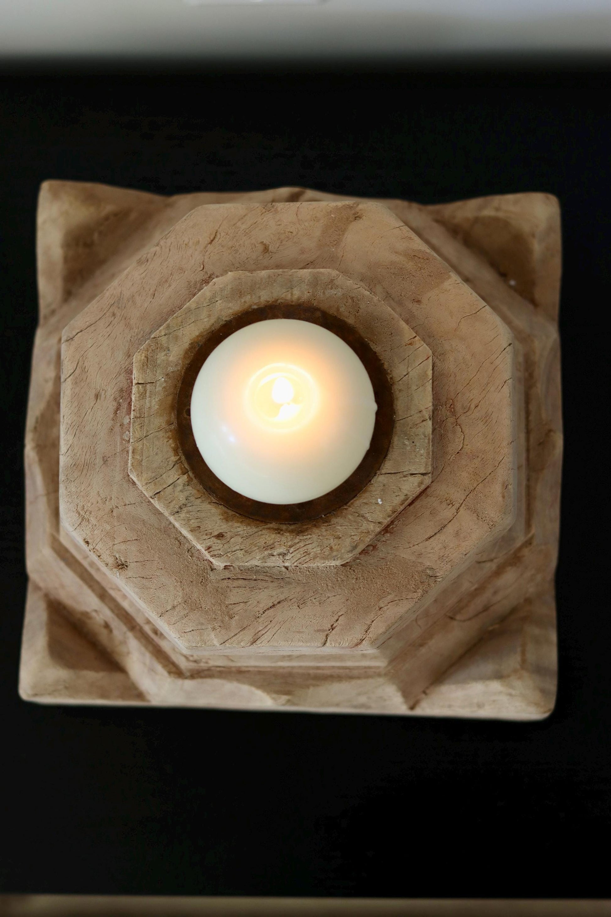 Vintage Column Base Candle Holder