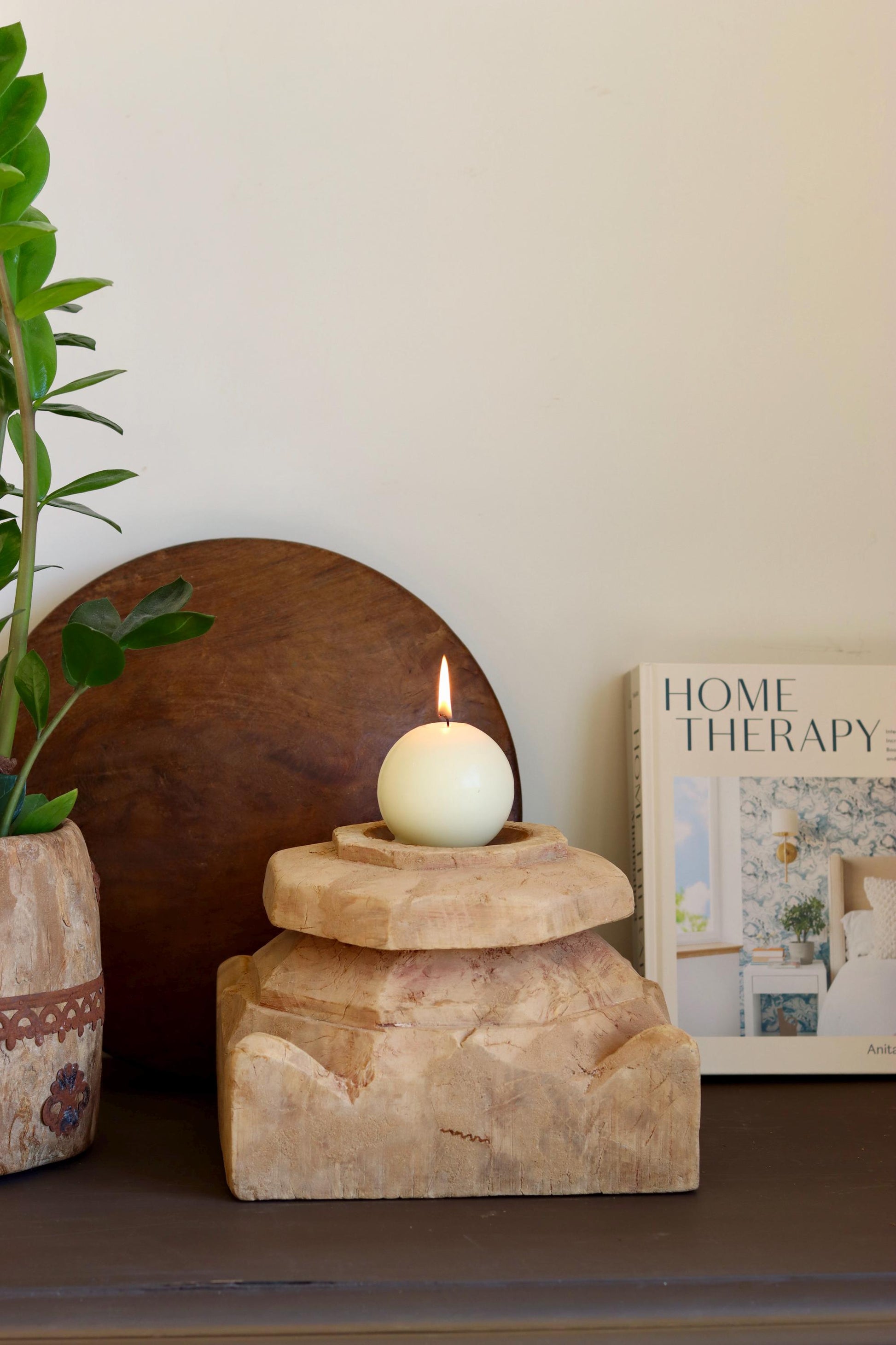 Vintage Column Base Candle Holder