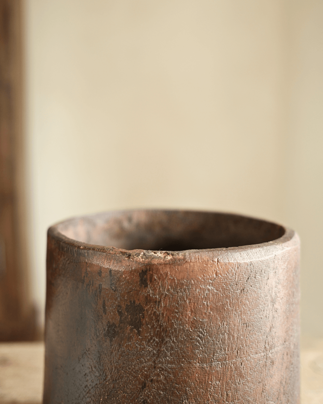 Hand Carved Pot 7.5"