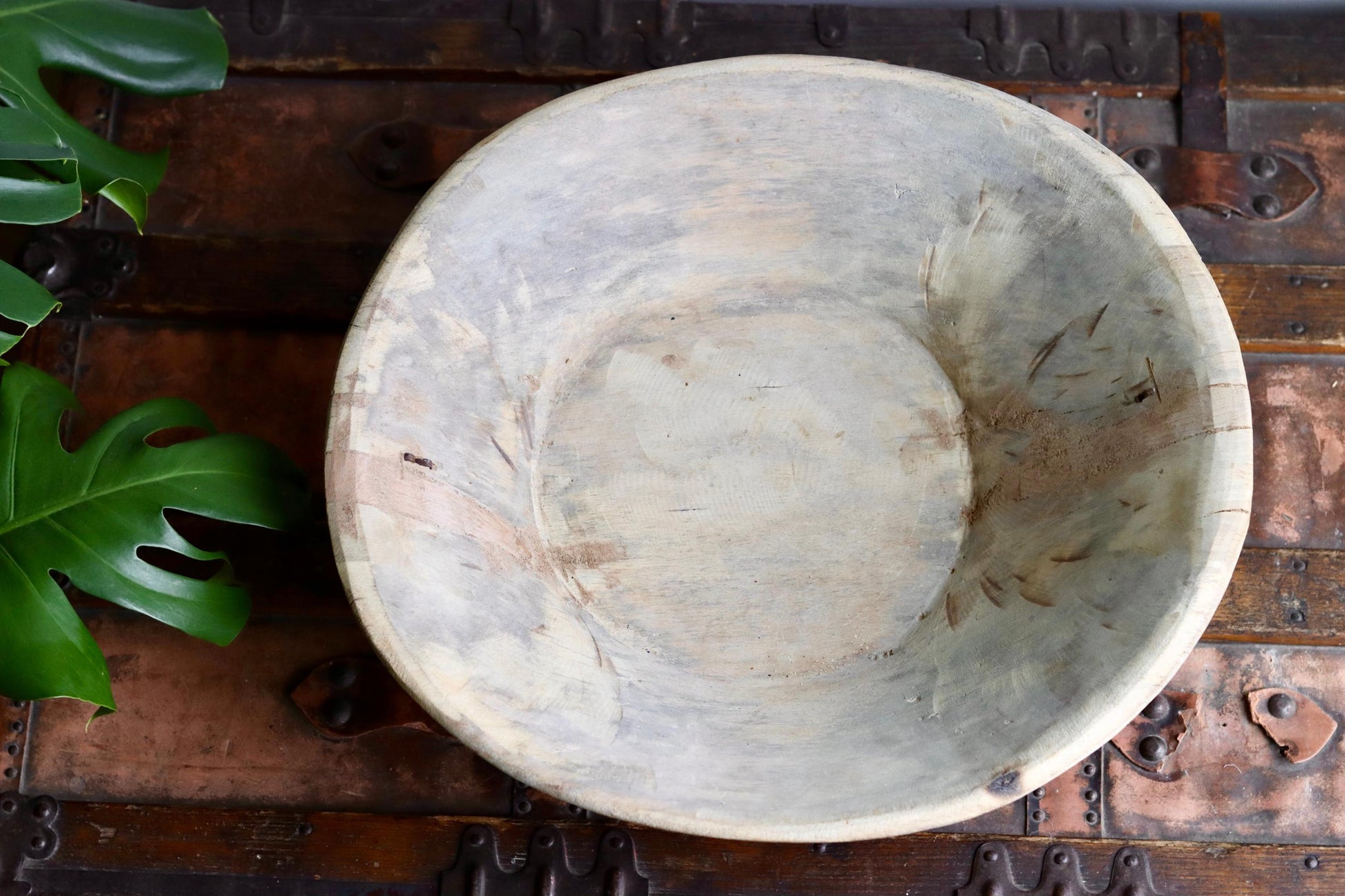 Vintage Wooden Parat Bowl