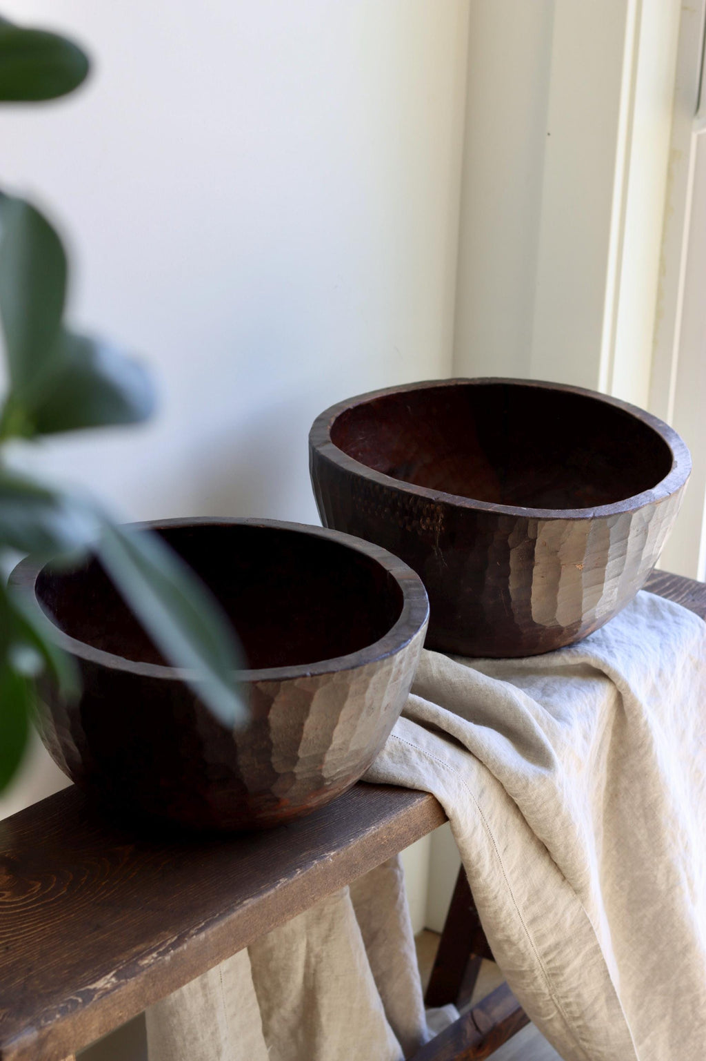 Vintage Naga Primitive Wooden Bowl