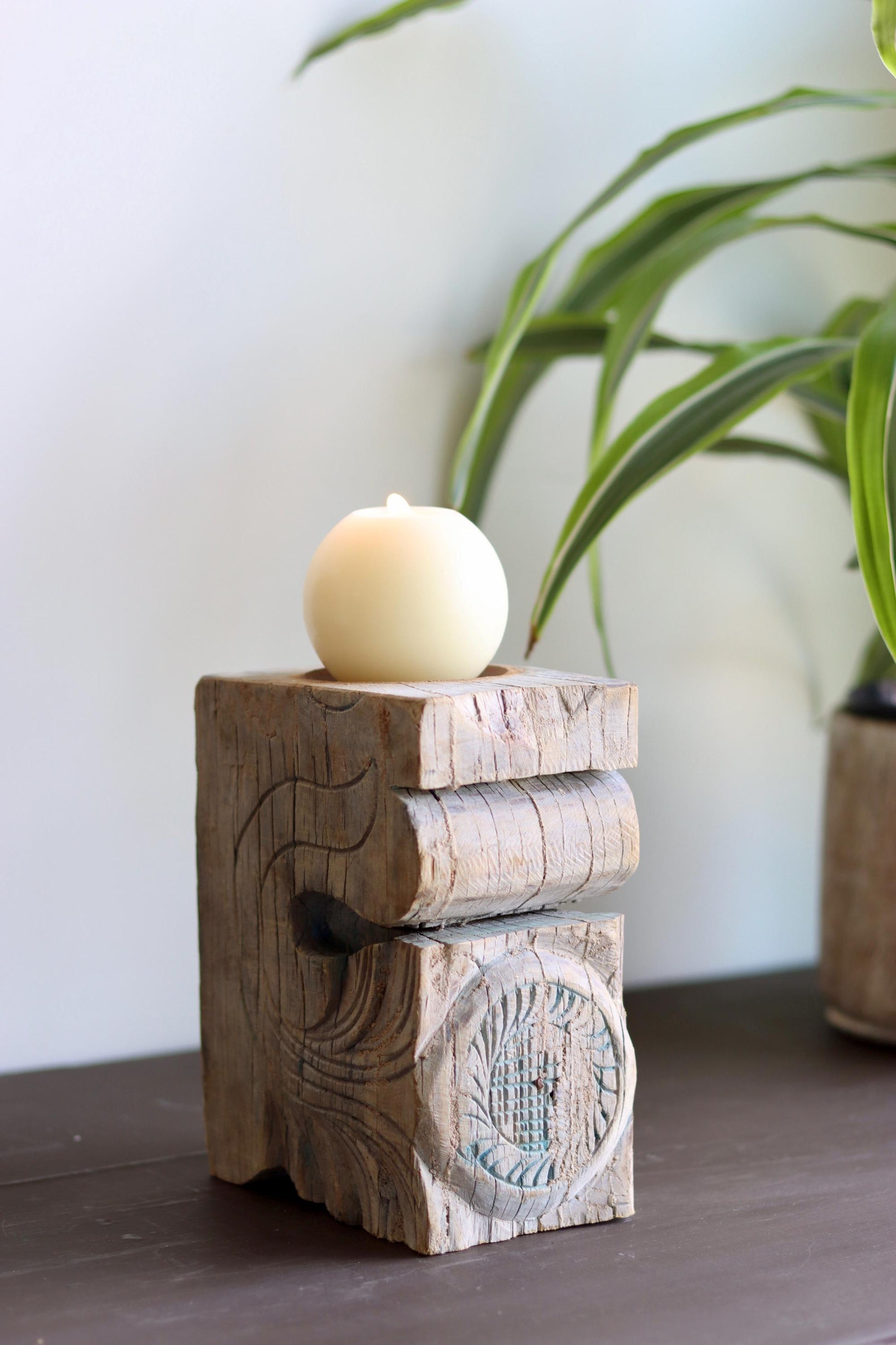 Vintage Corbel Candle Holder & Bookend