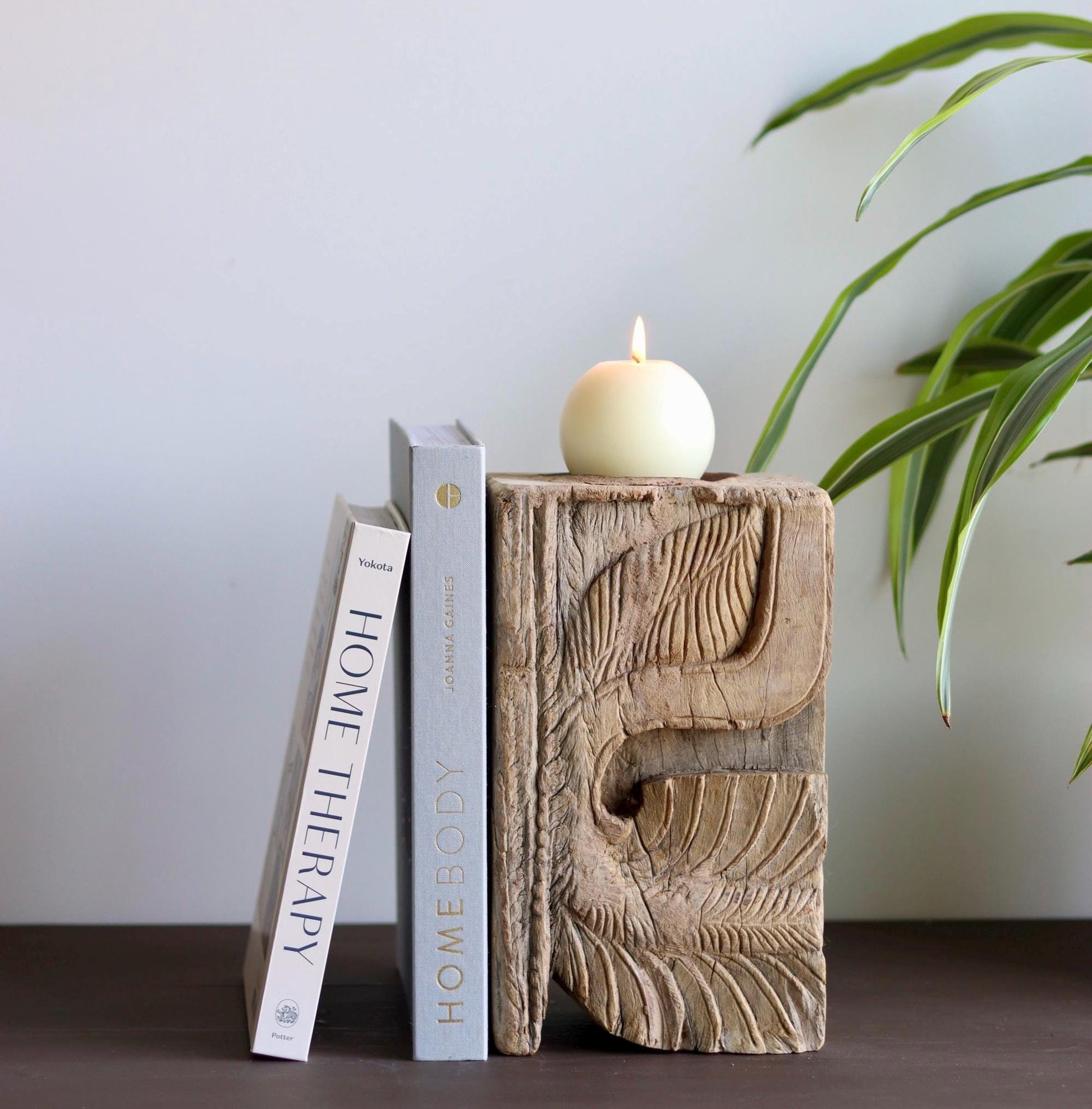 Vintage Corbel Candle Holder & Bookend