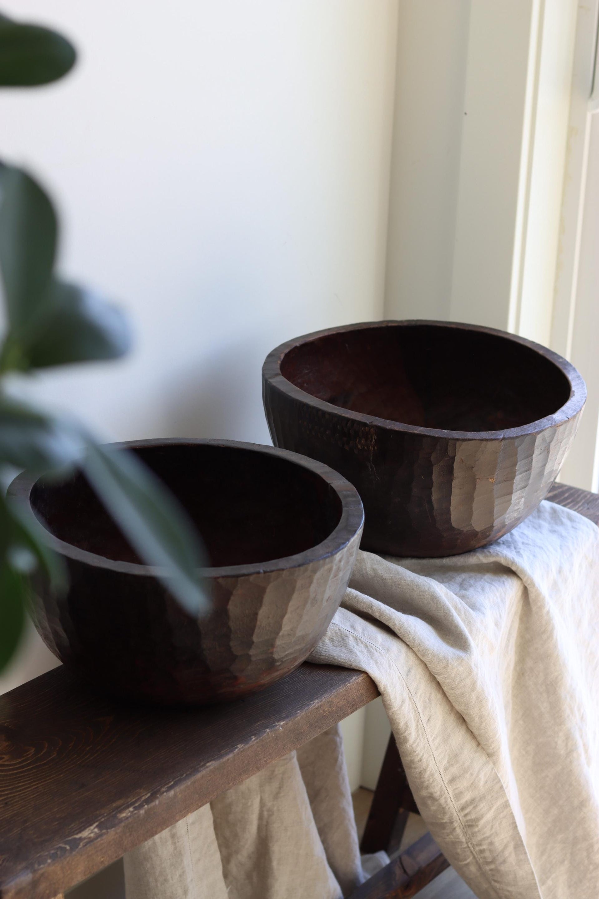 Vintage Naga Primitive Wooden Bowl