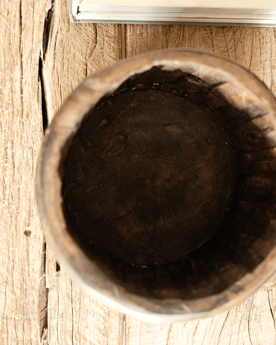 Wood Planter 8"