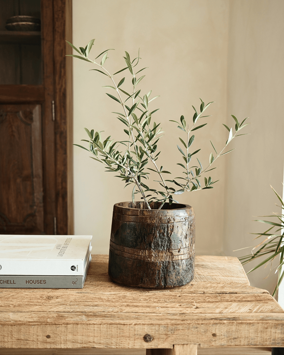 Wood Planter 8"