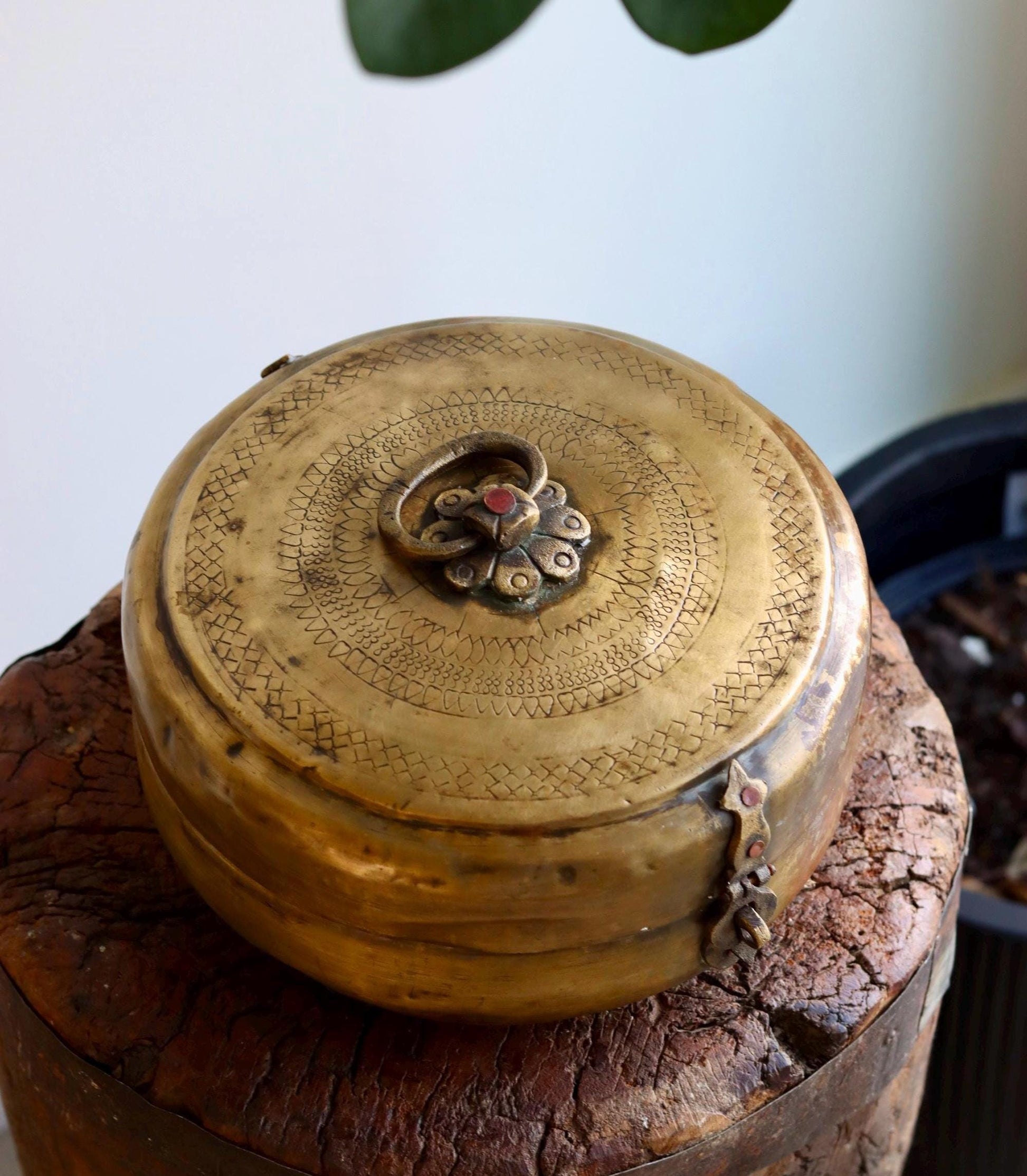 Vintage Brass Box