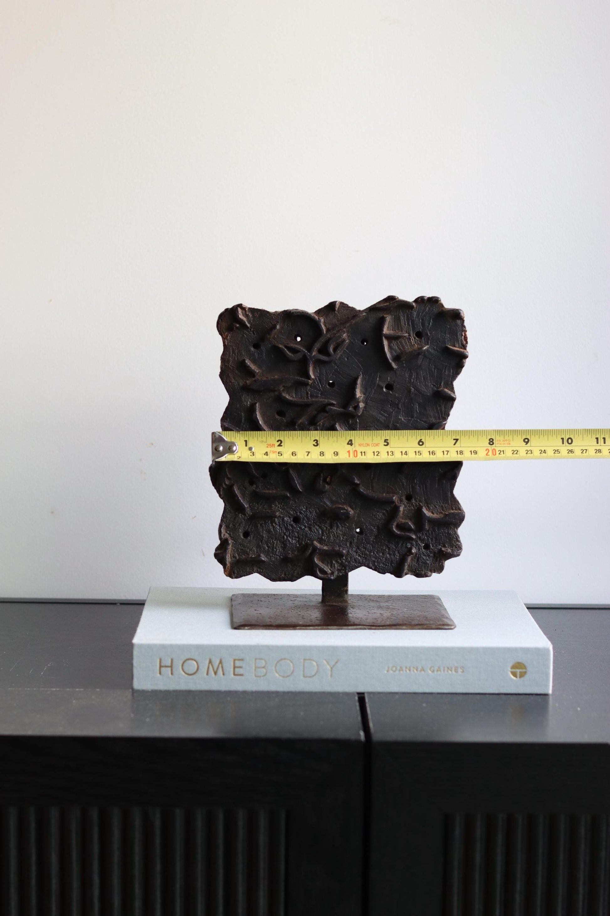Vintage Block Print Stamp on Stand