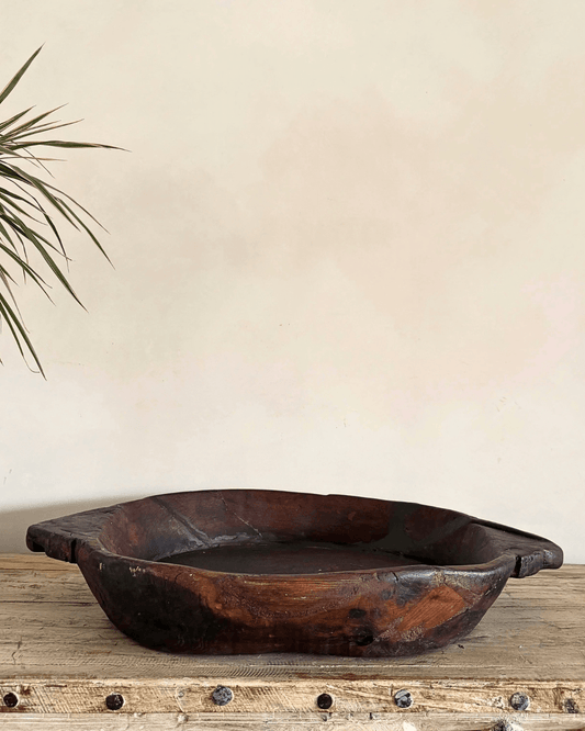 Teak Wood Dough Bowl