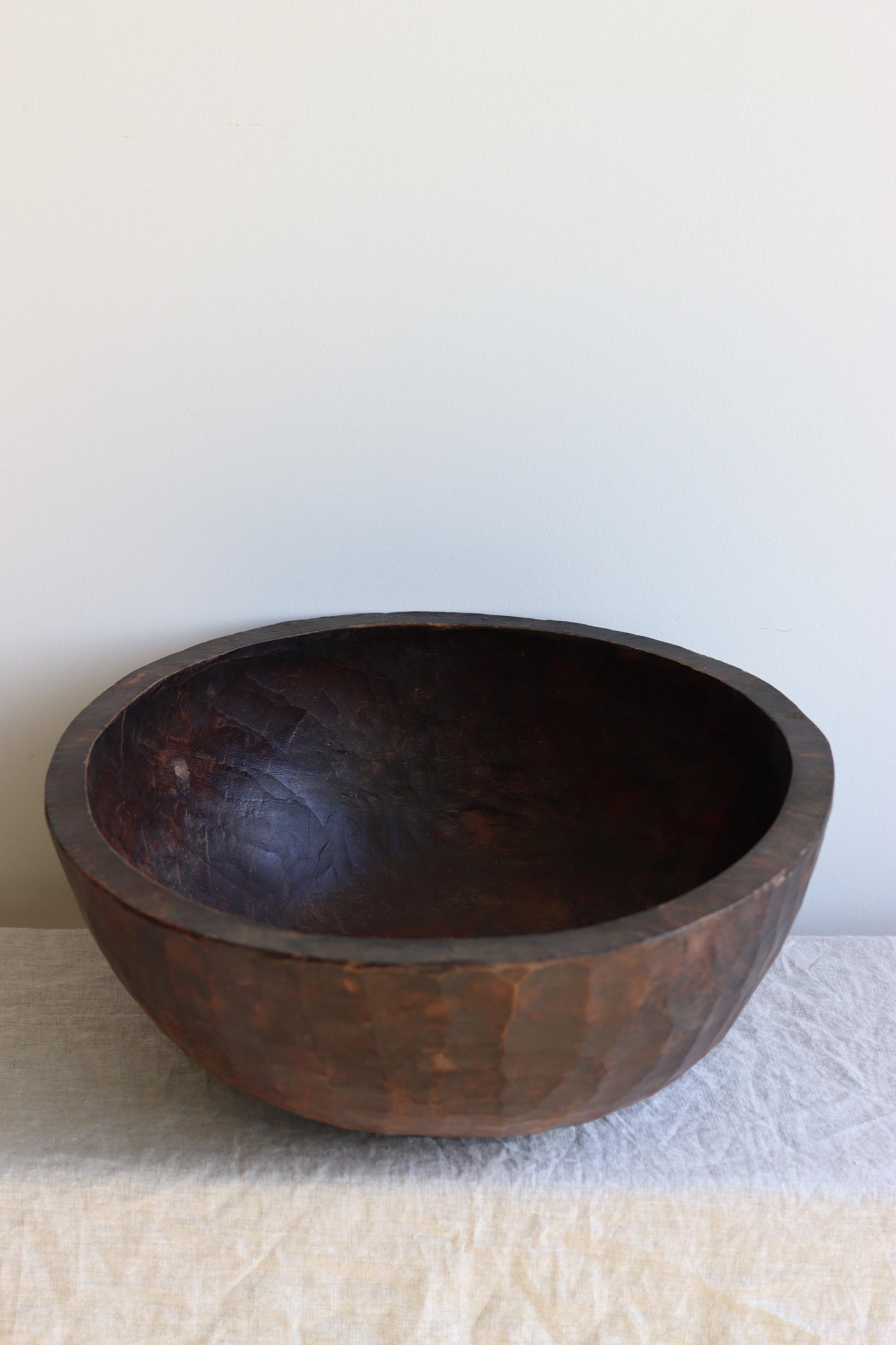Vintage Naga Primitive Wooden Bowl