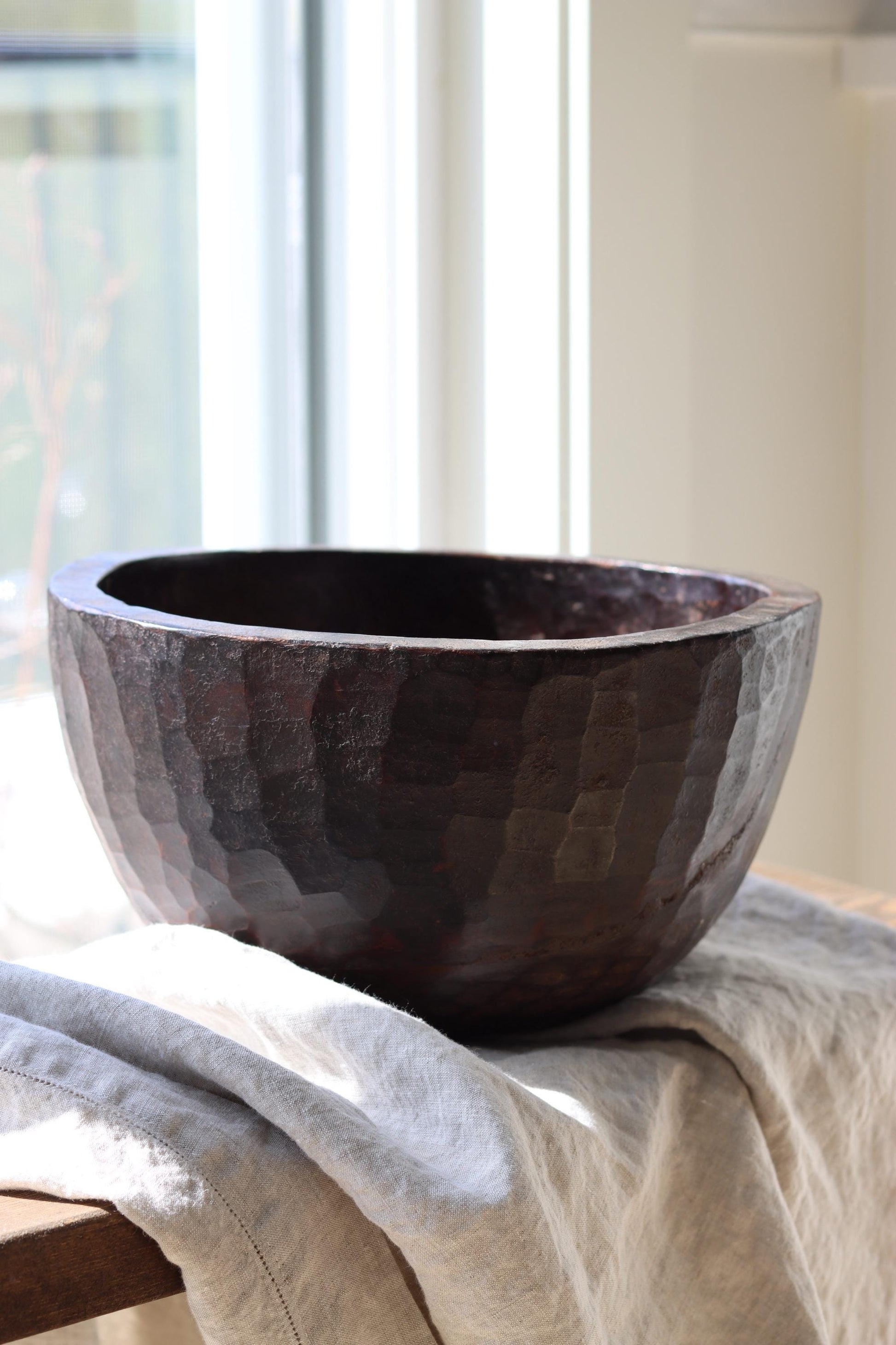 Vintage Naga Primitive Wooden Bowl