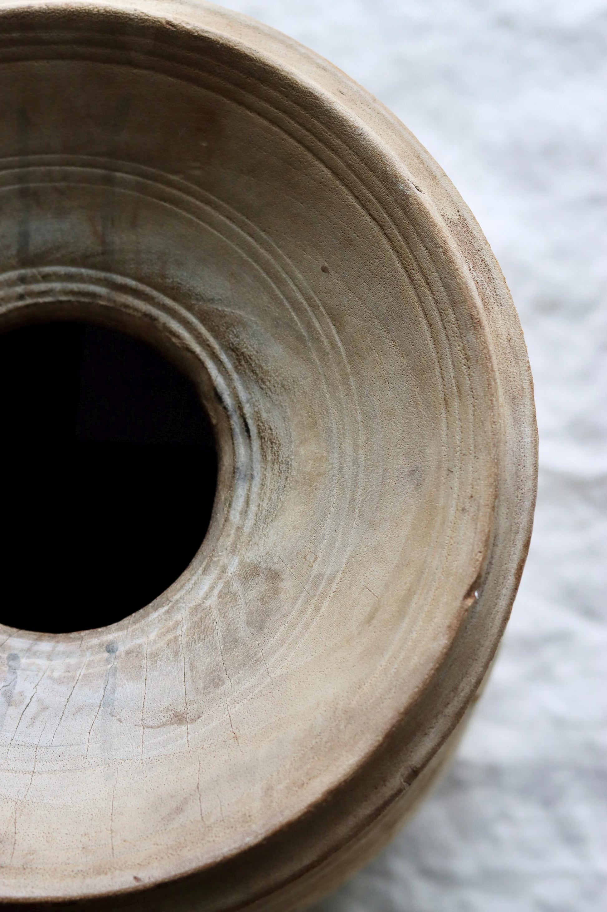 XL Vintage Himachal Teak Wood Pot