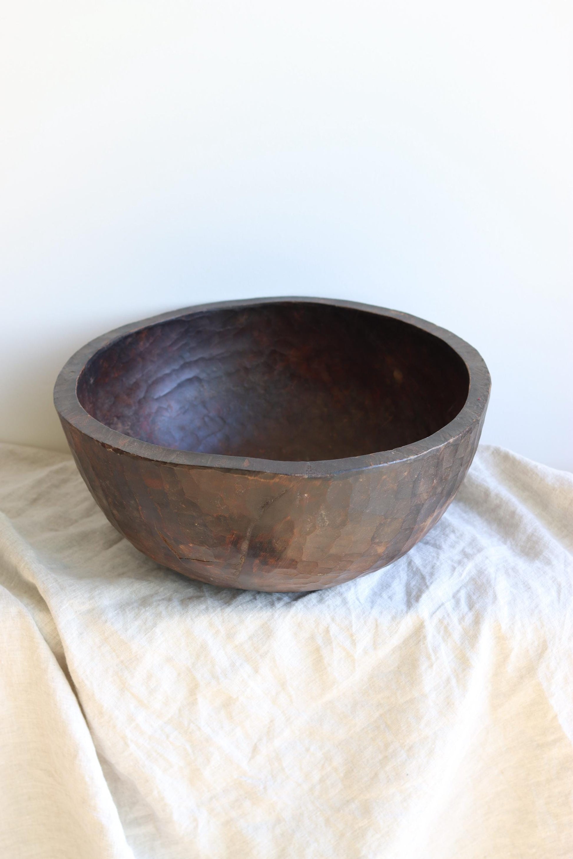 Vintage Naga Primitive Wooden Bowl