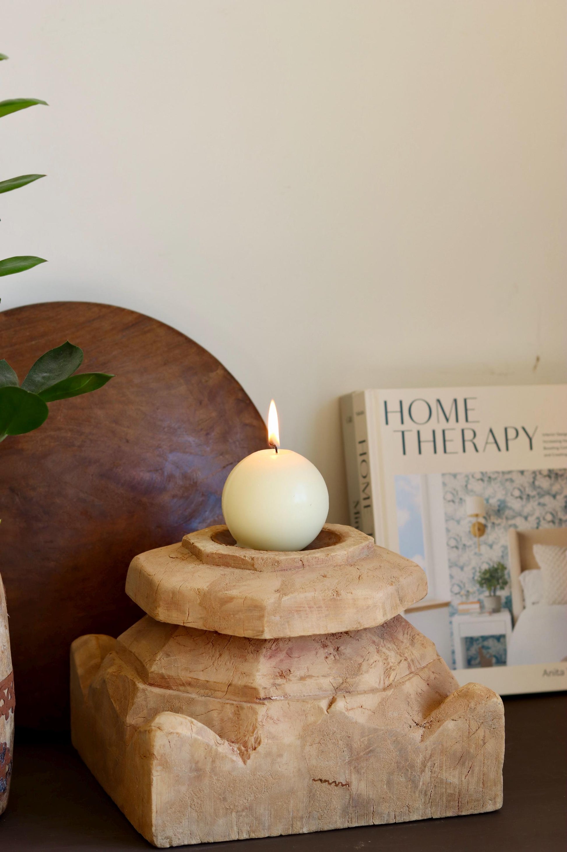 Vintage Column Base Candle Holder