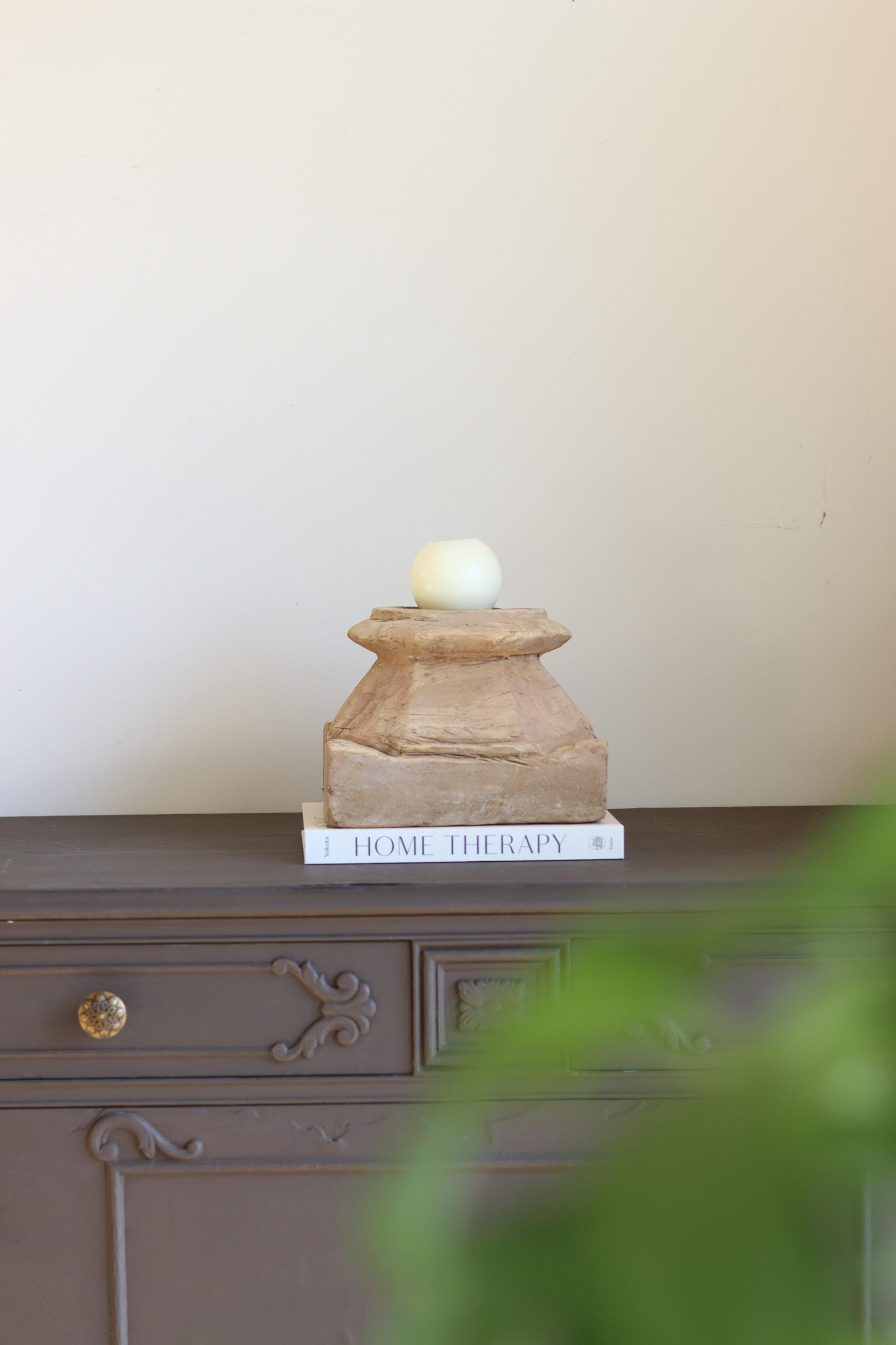 Vintage Column Base Candle Holder