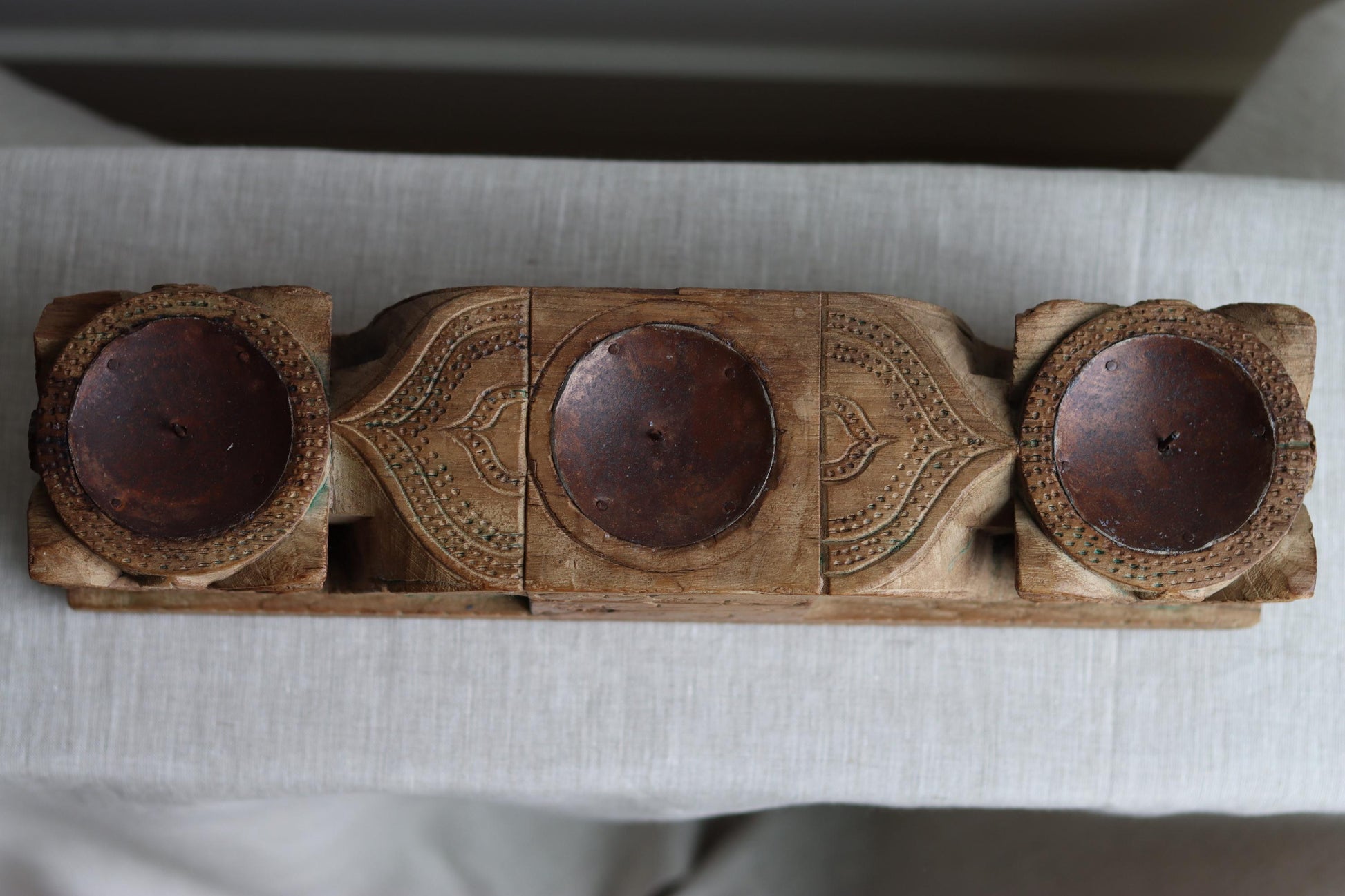 Antique Corbel Candle Holder