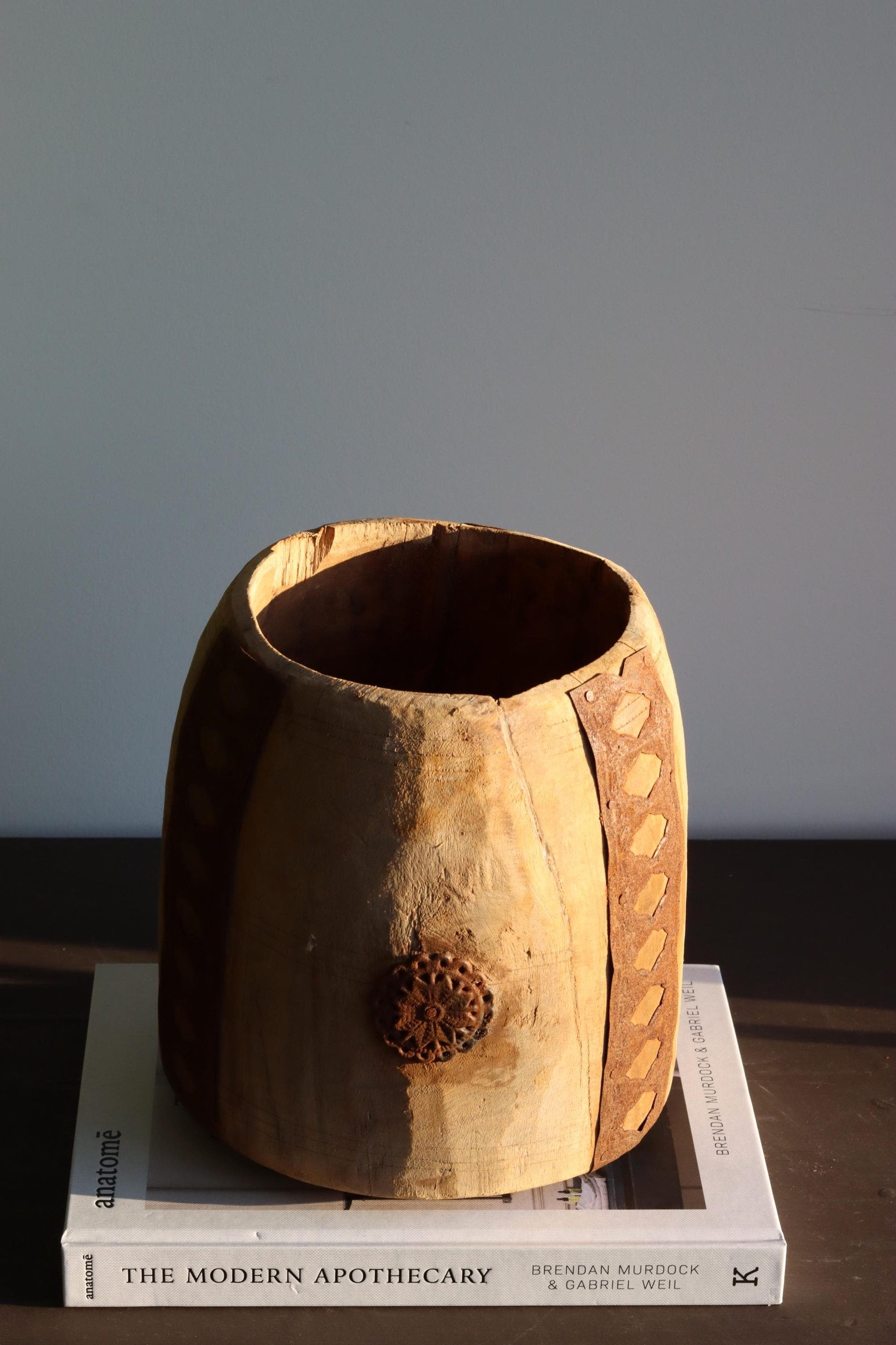 Vintage Wooden Maana Planter