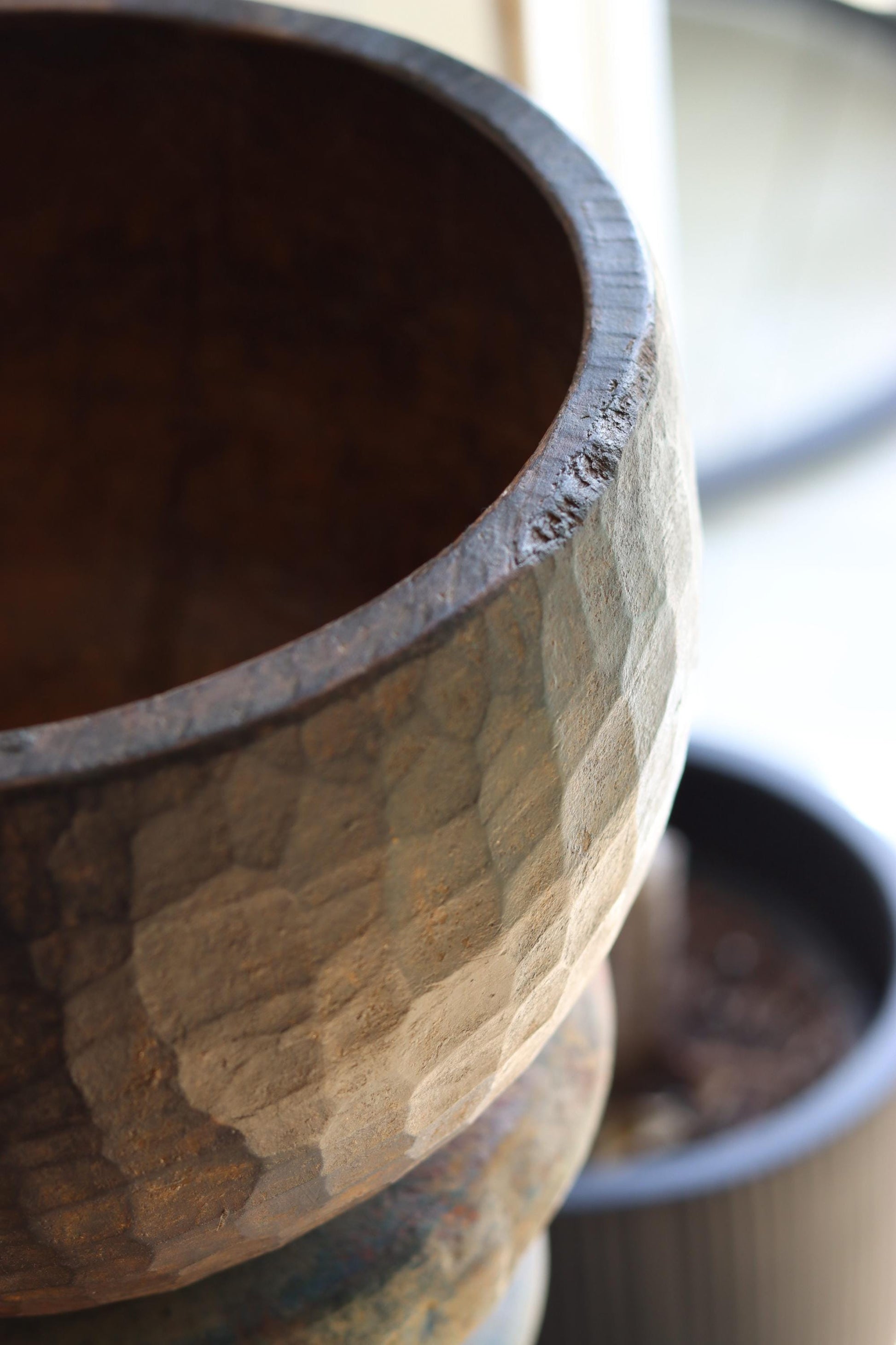 Vintage Naga Primitive Wooden Bowl