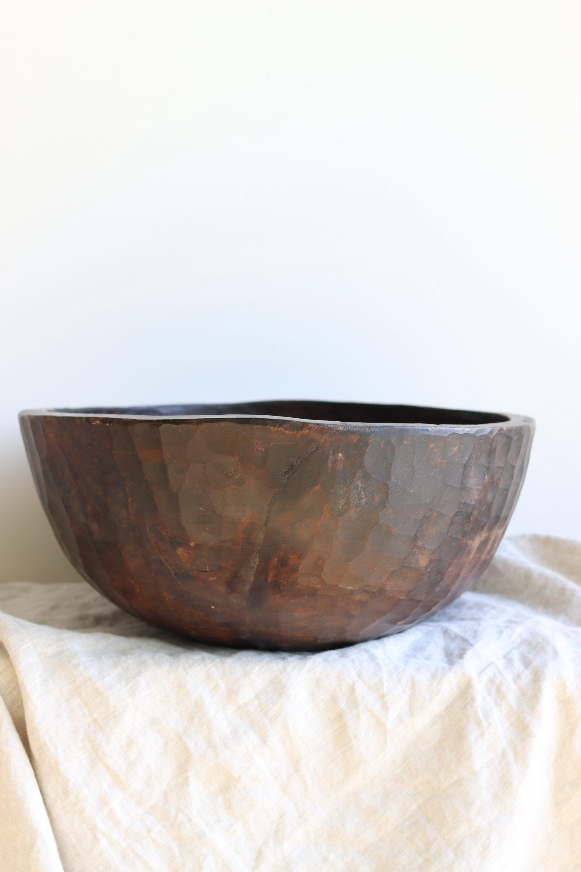 Vintage Naga Primitive Wooden Bowl