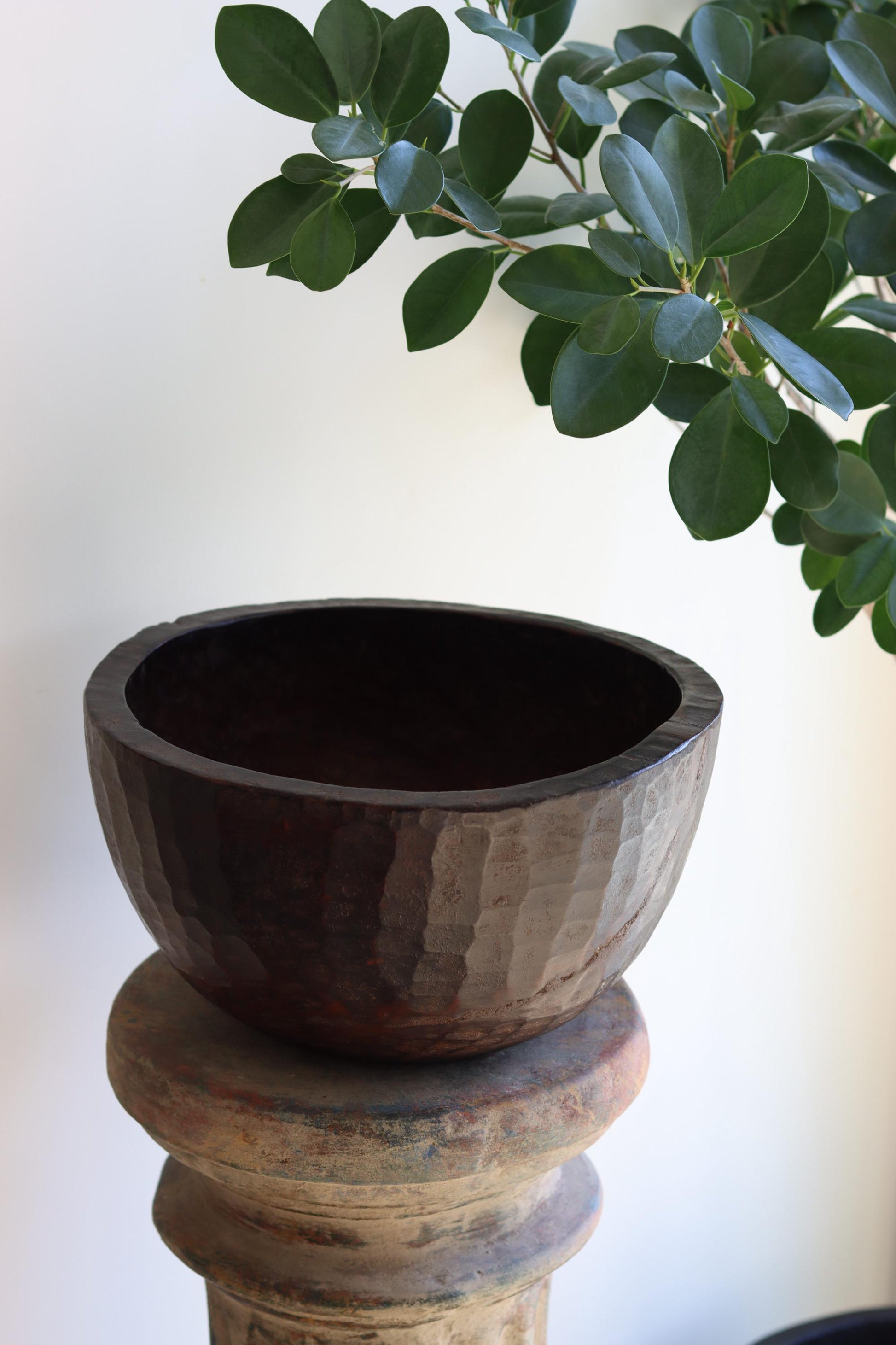 Vintage Naga Primitive Wooden Bowl