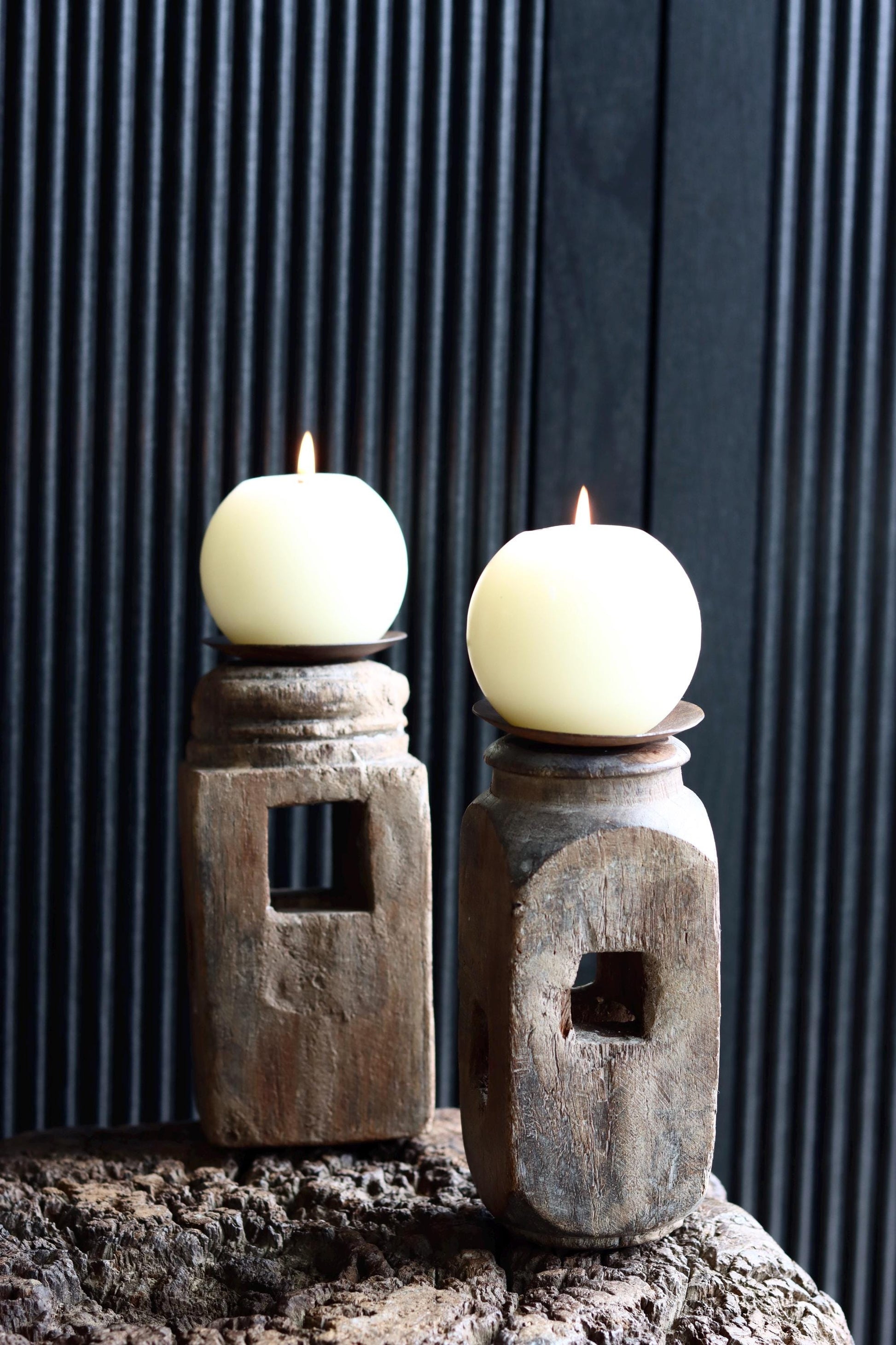 Vintage Small Paga Candle Holders