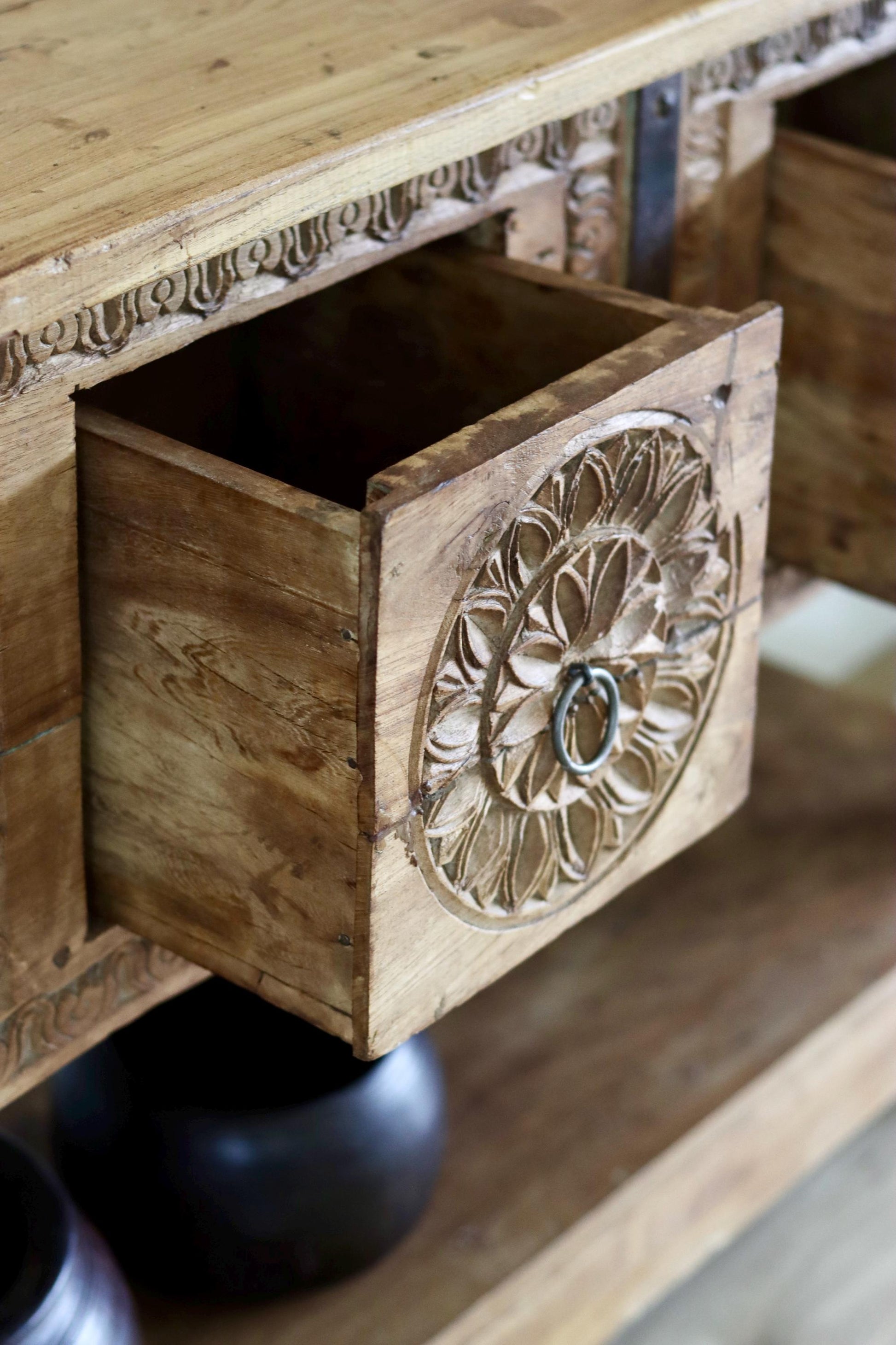 Vintage Entryway Console Table