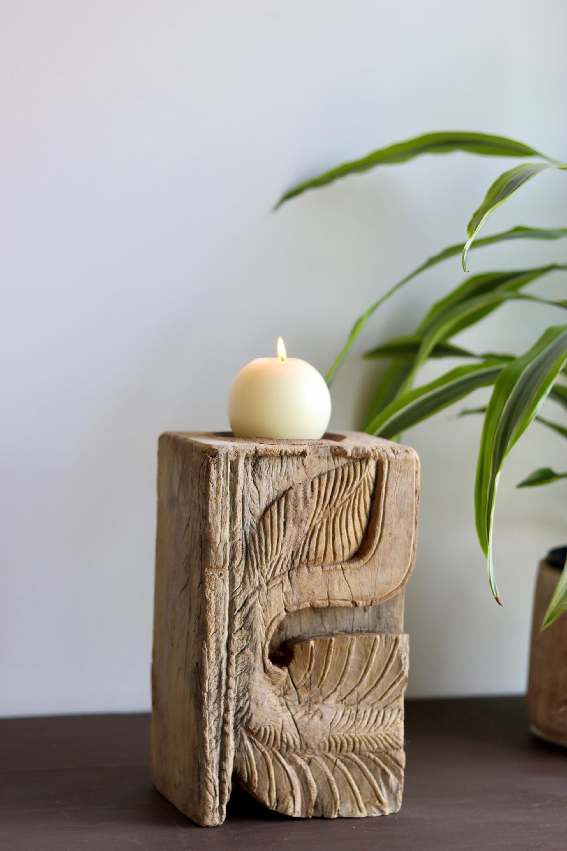 Vintage Corbel Candle Holder & Bookend