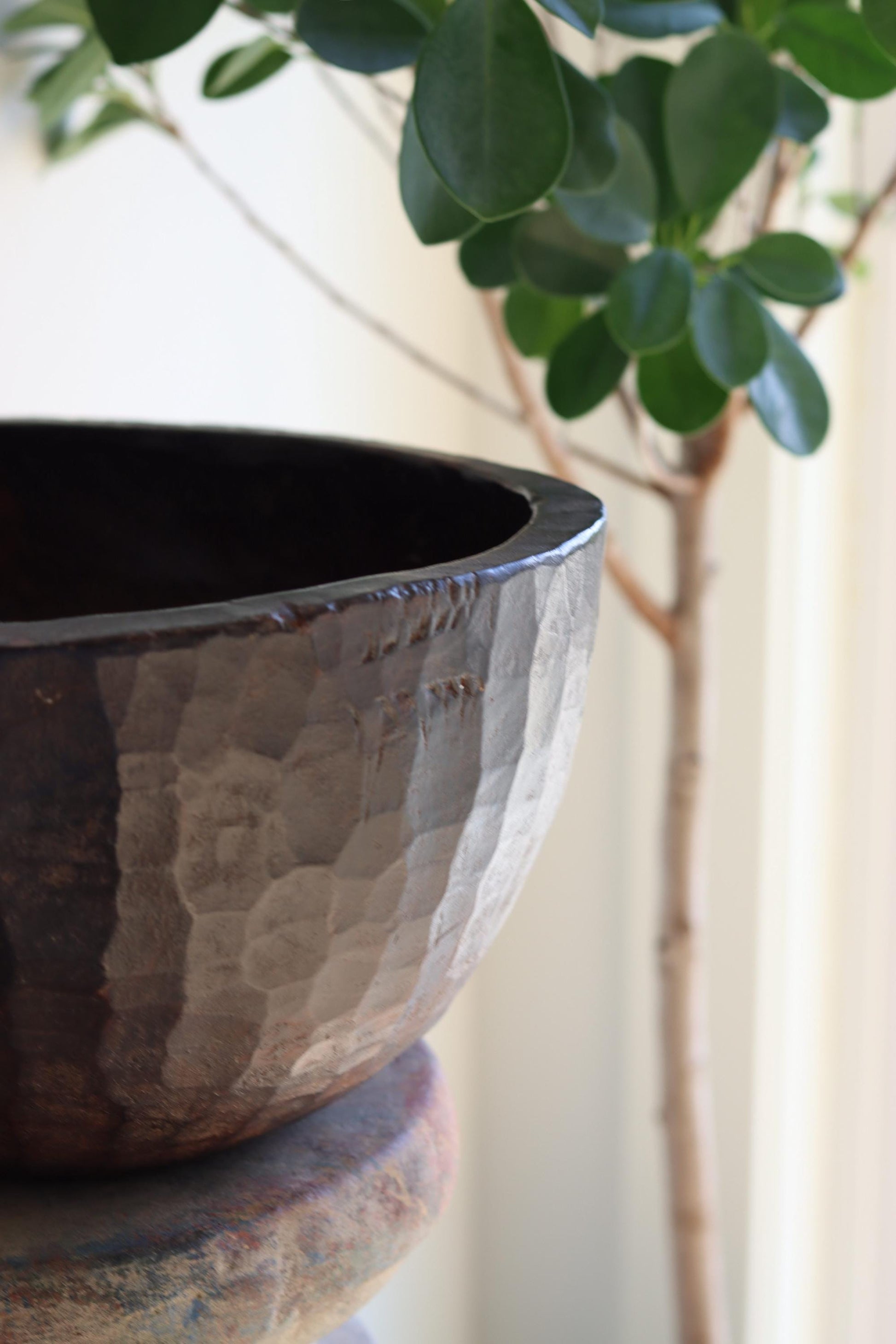 Vintage Naga Primitive Wooden Bowl