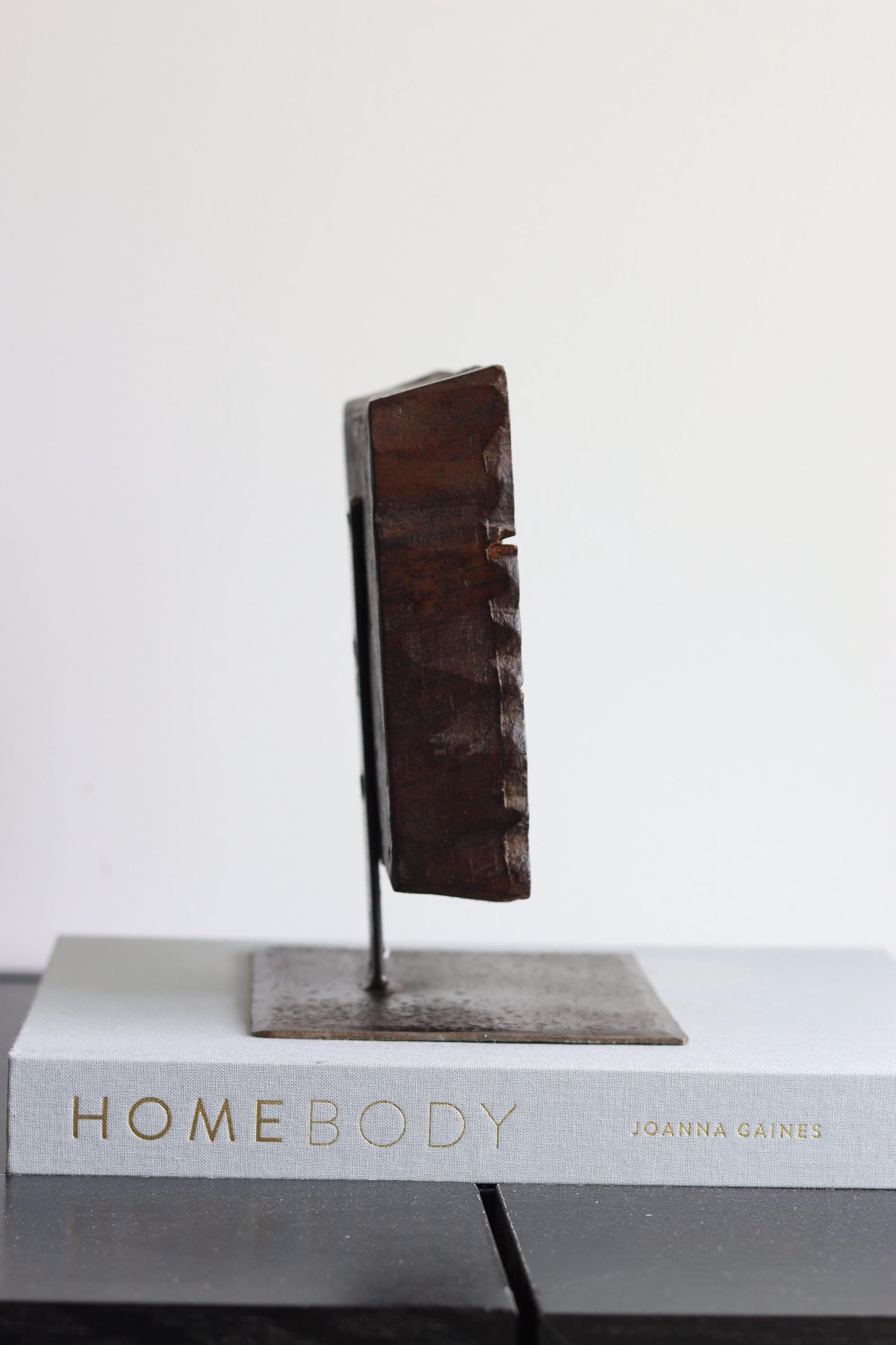 Vintage Block Print Stamp on Stand