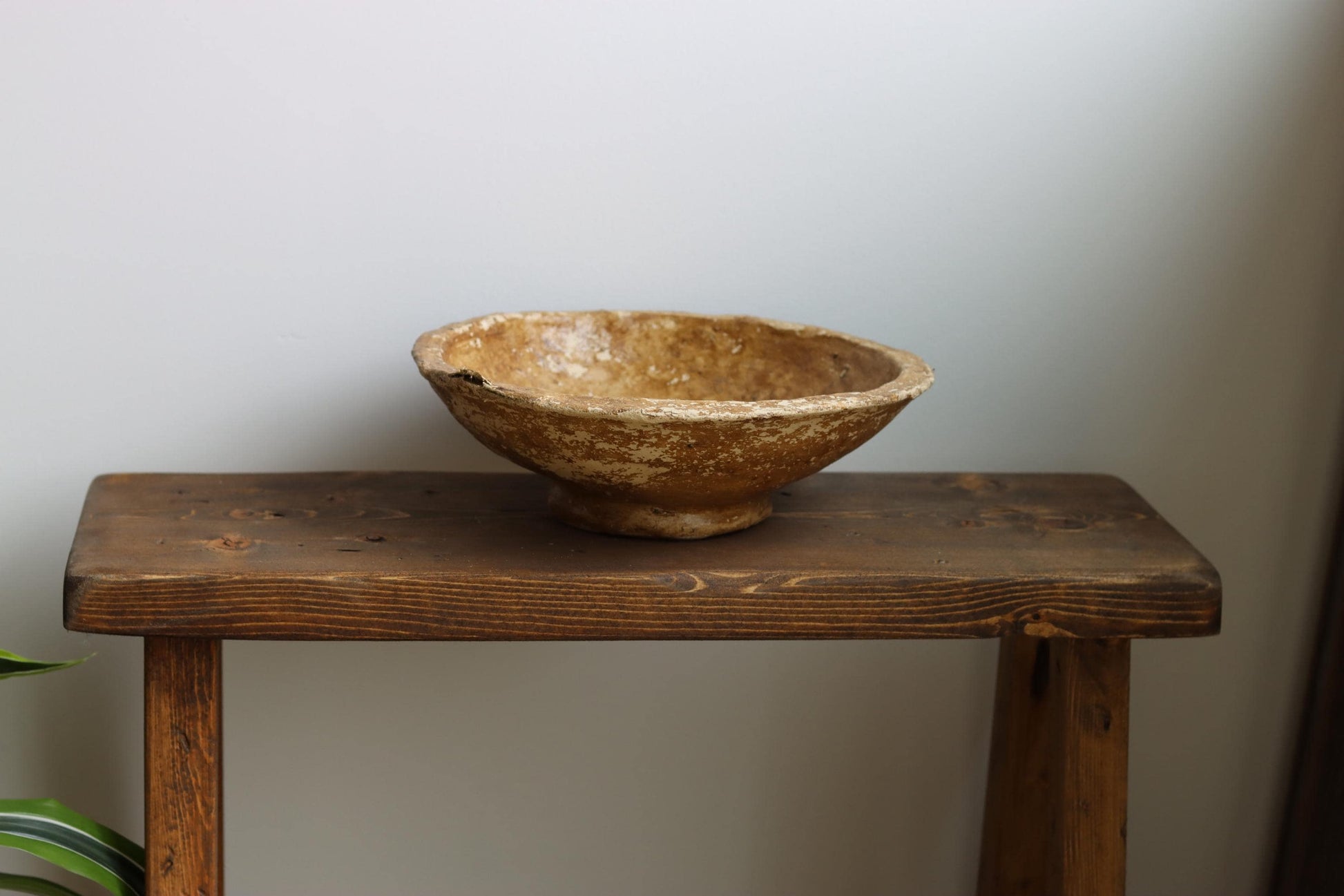 Antique 20th Century Paper Mache Bowl