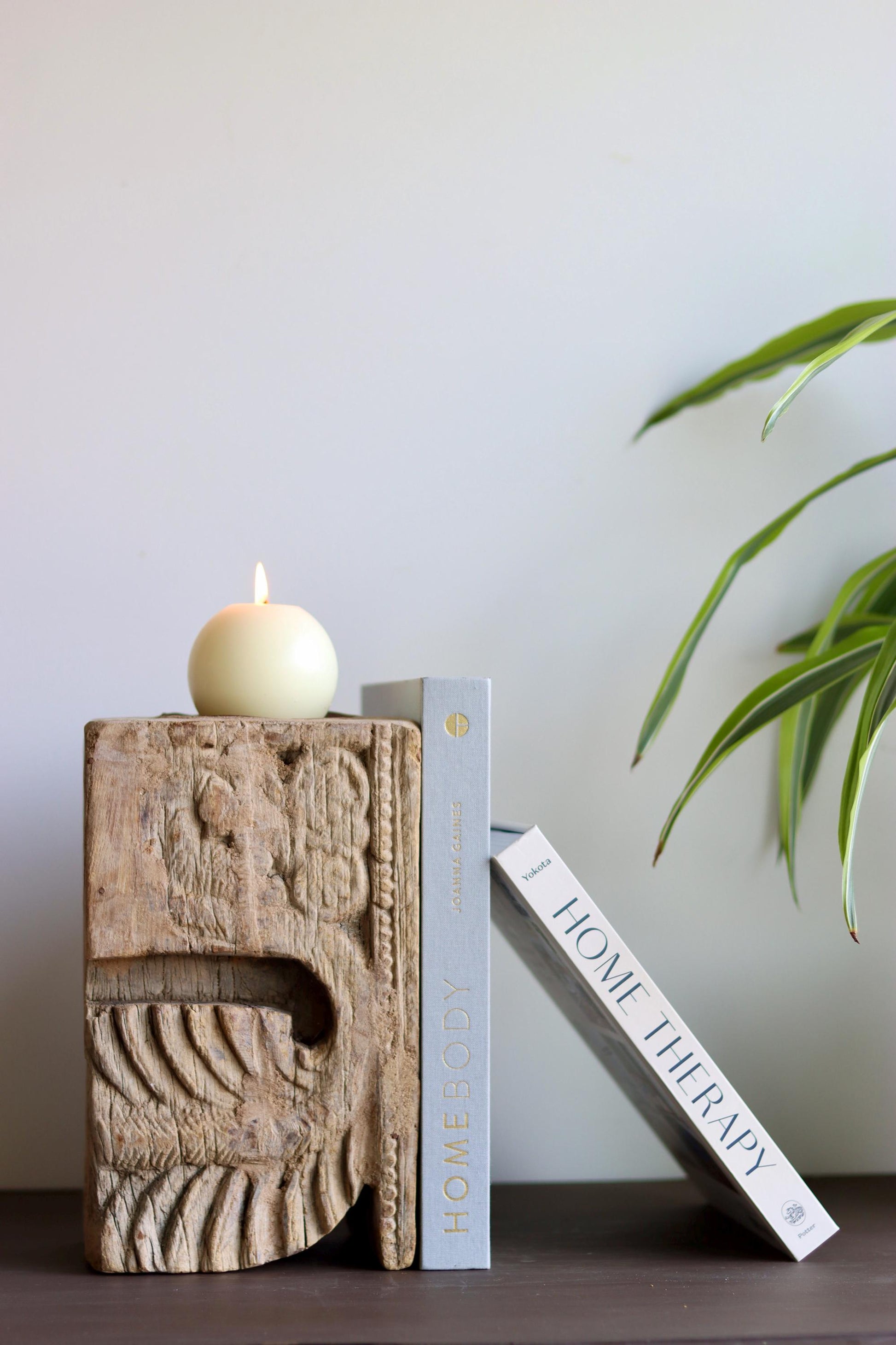 Vintage Corbel Candle Holder & Bookend