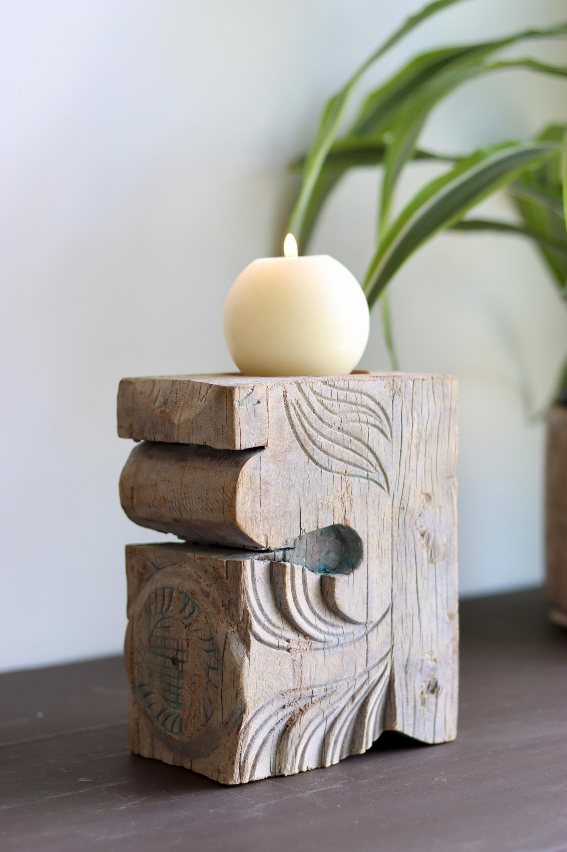 Vintage Corbel Candle Holder & Bookend