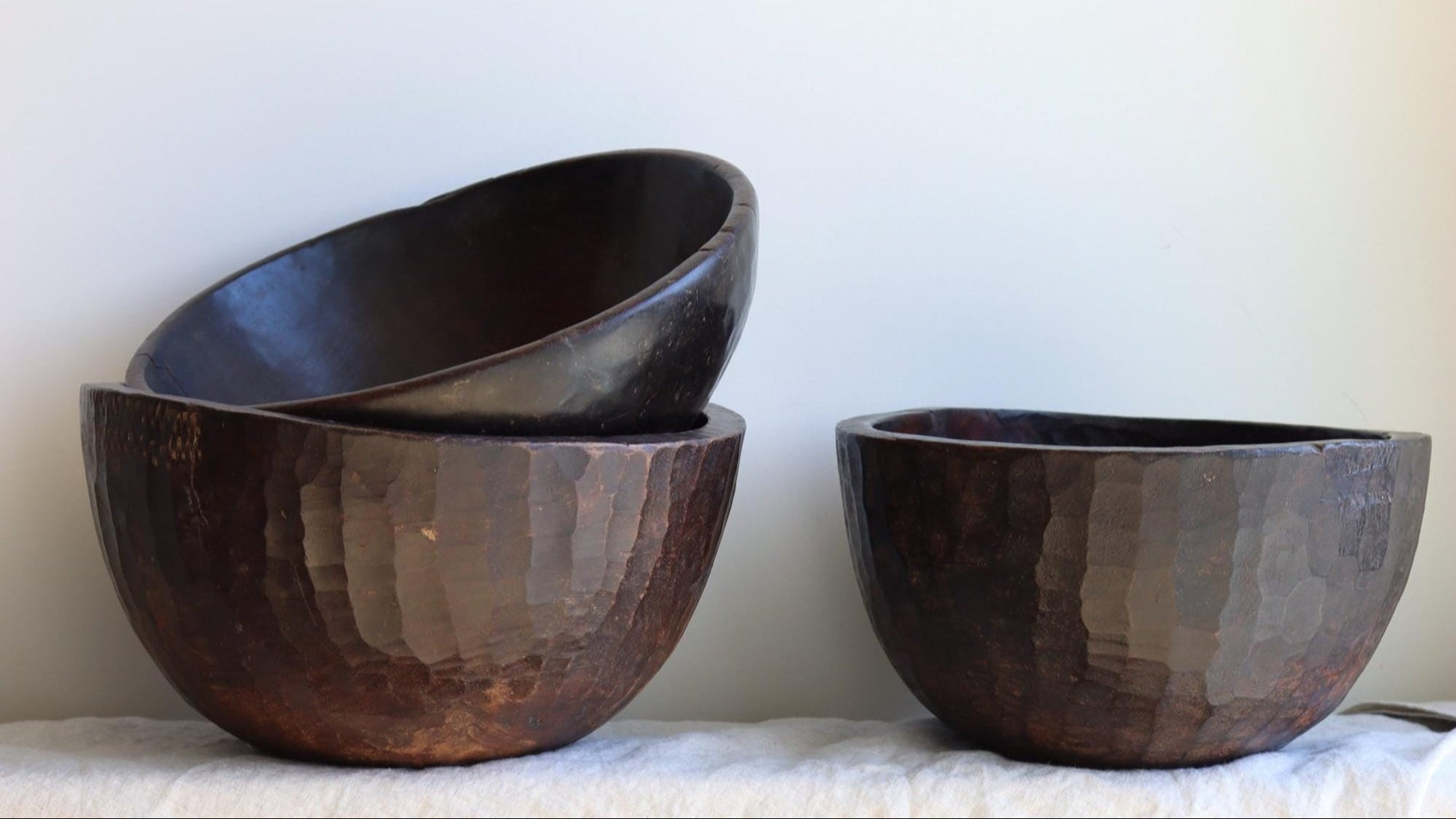Vintage Naga Primitive Wooden Bowl
