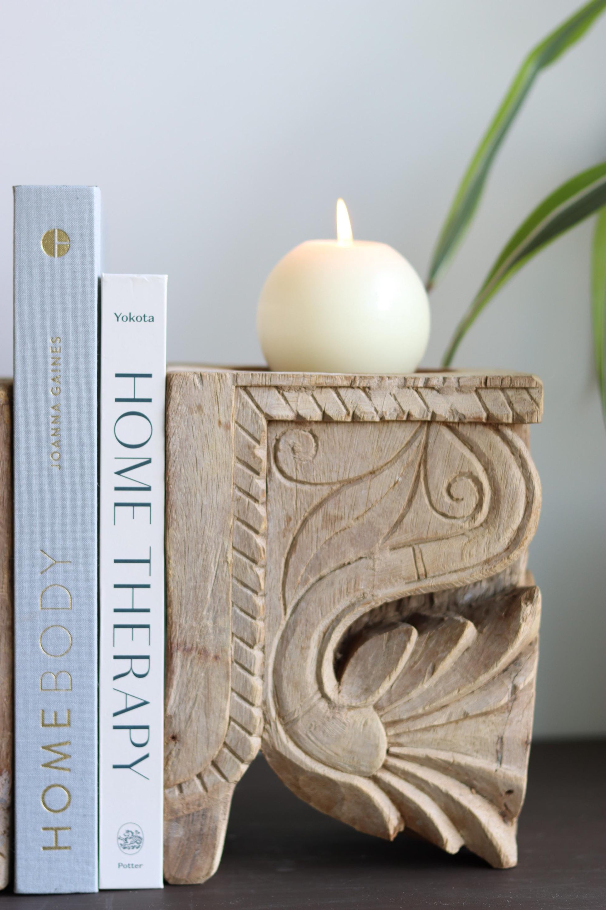 Vintage Corbel Candle Holder & Bookend