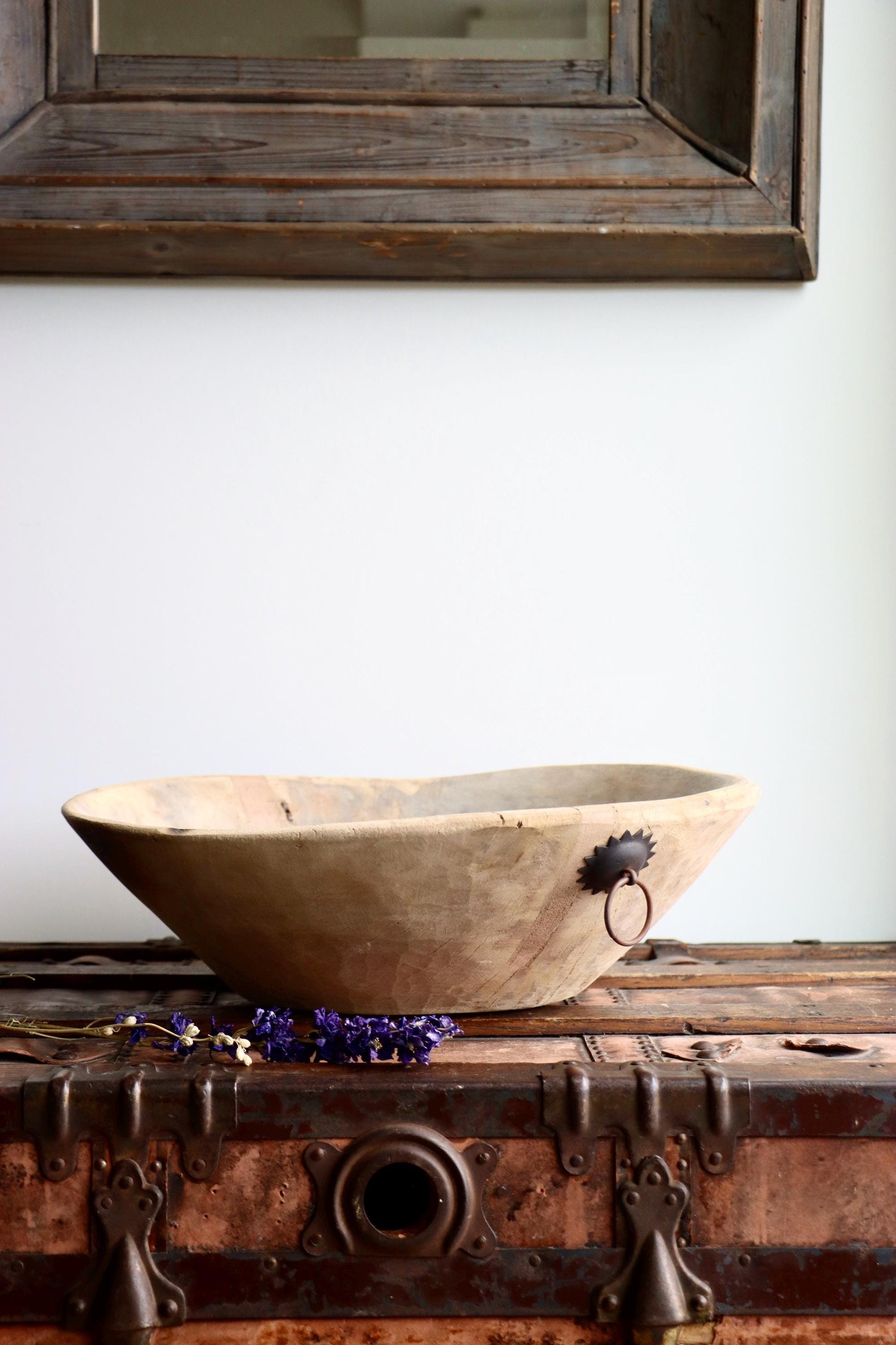 Vintage Wooden Parat Bowl