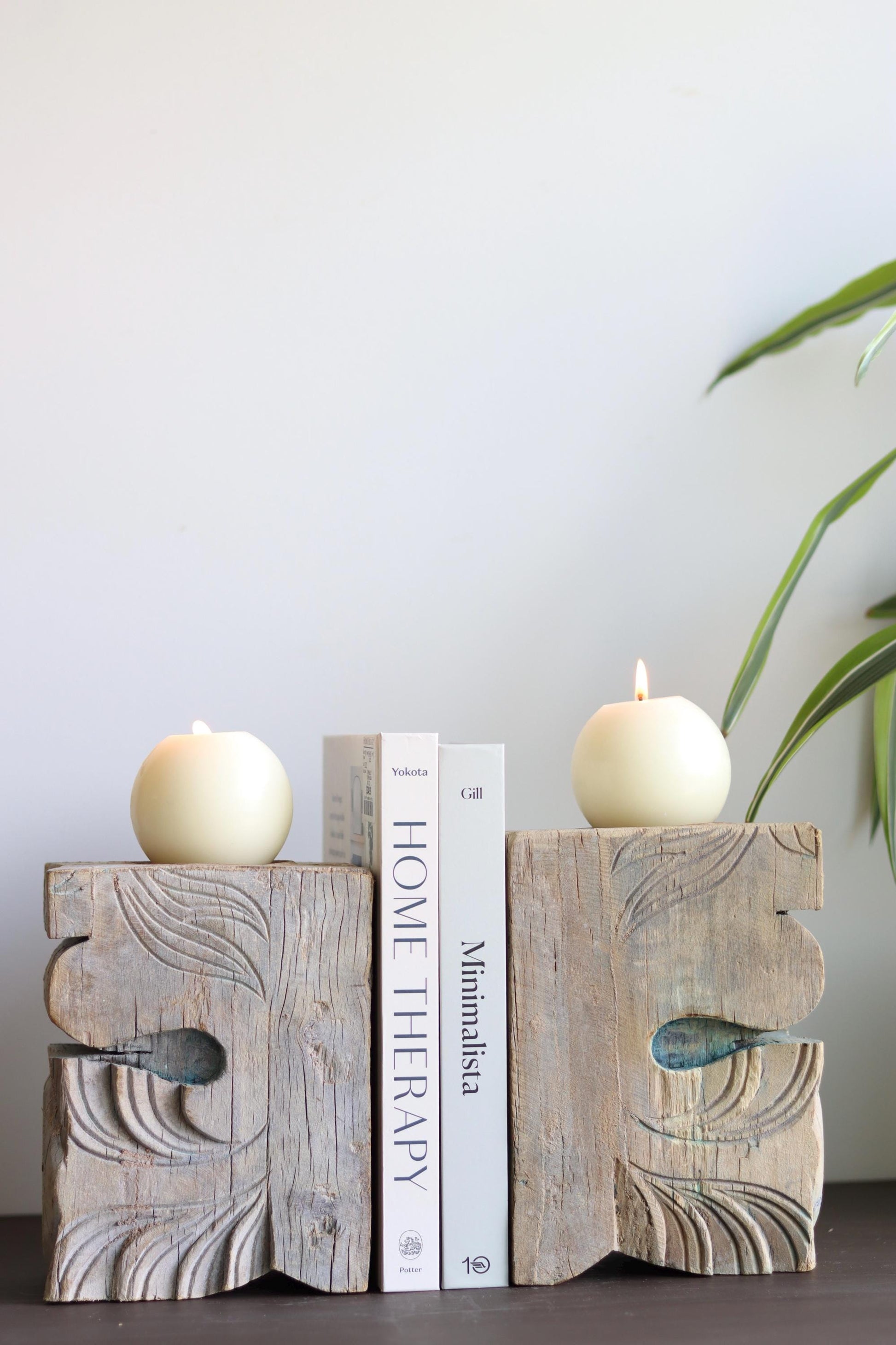 Vintage Corbel Candle Holder & Bookend