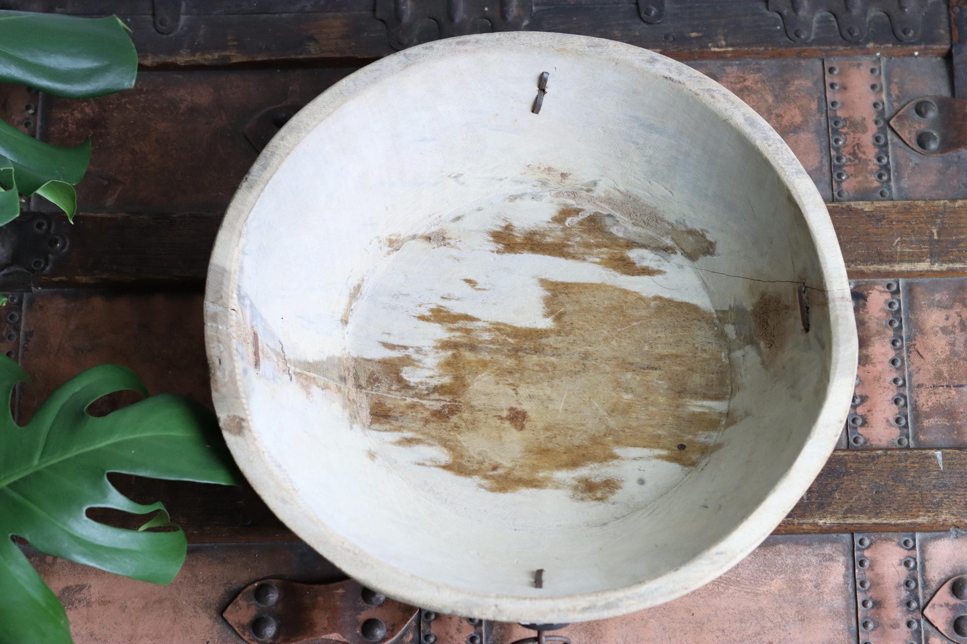 Vintage Wooden Parat Bowl