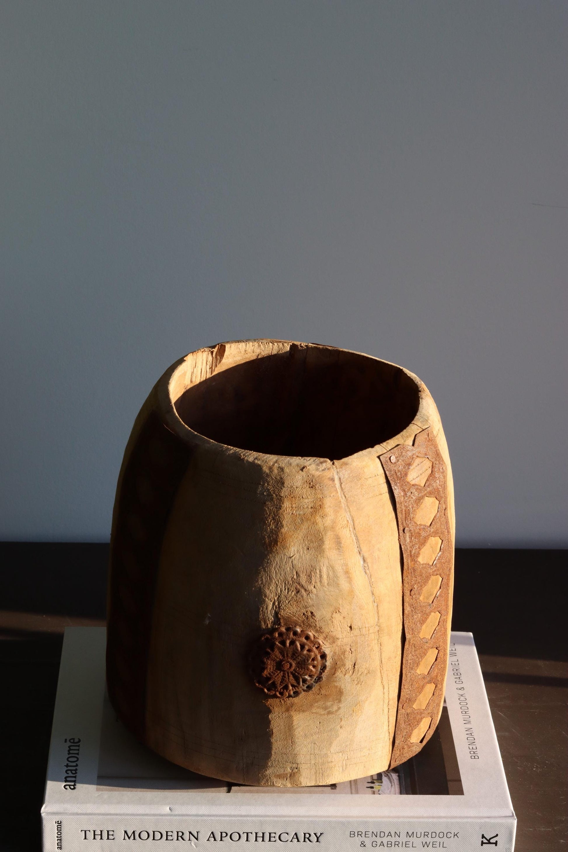 Vintage Wooden Maana Planter