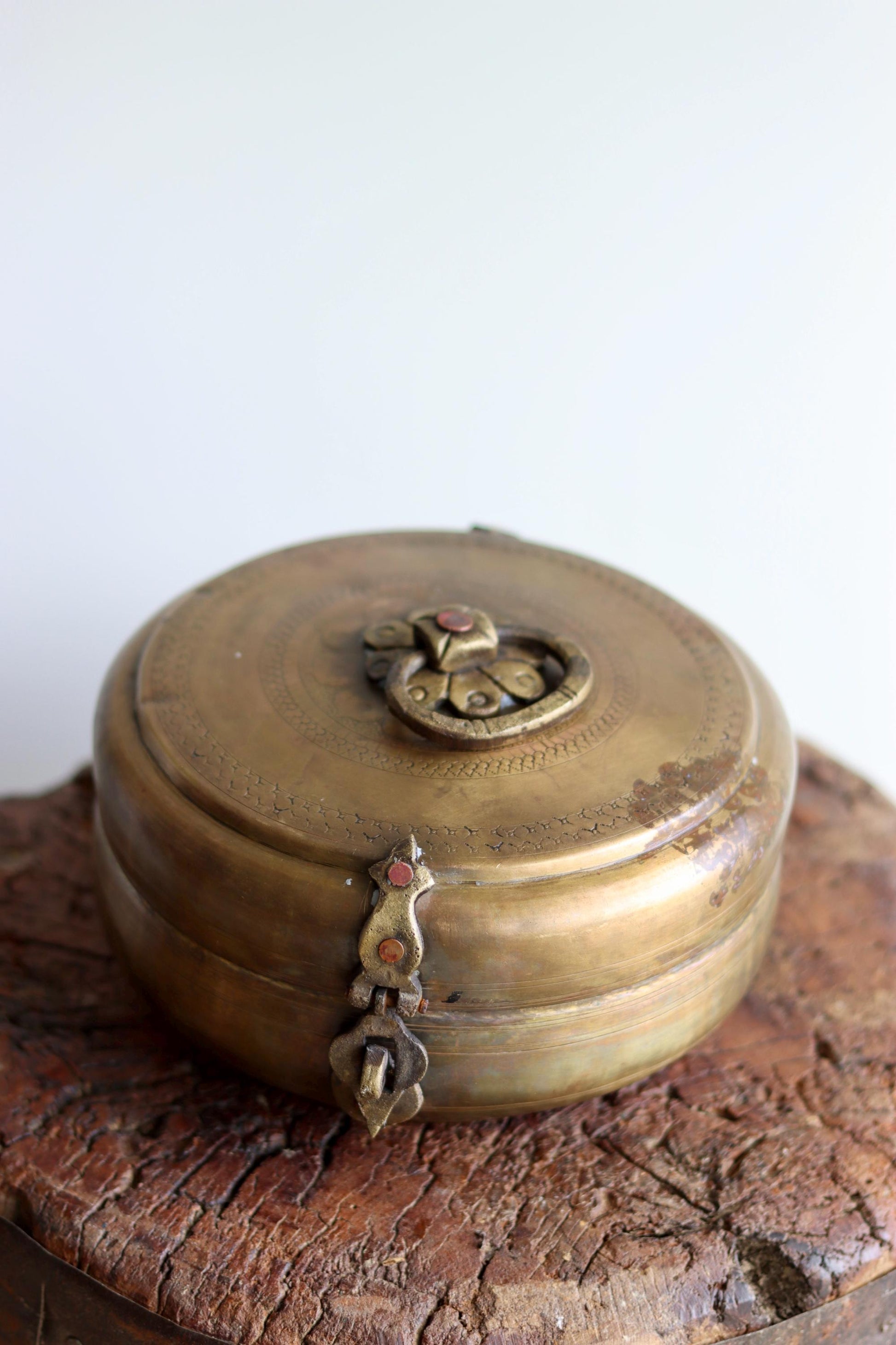 Vintage Brass Box